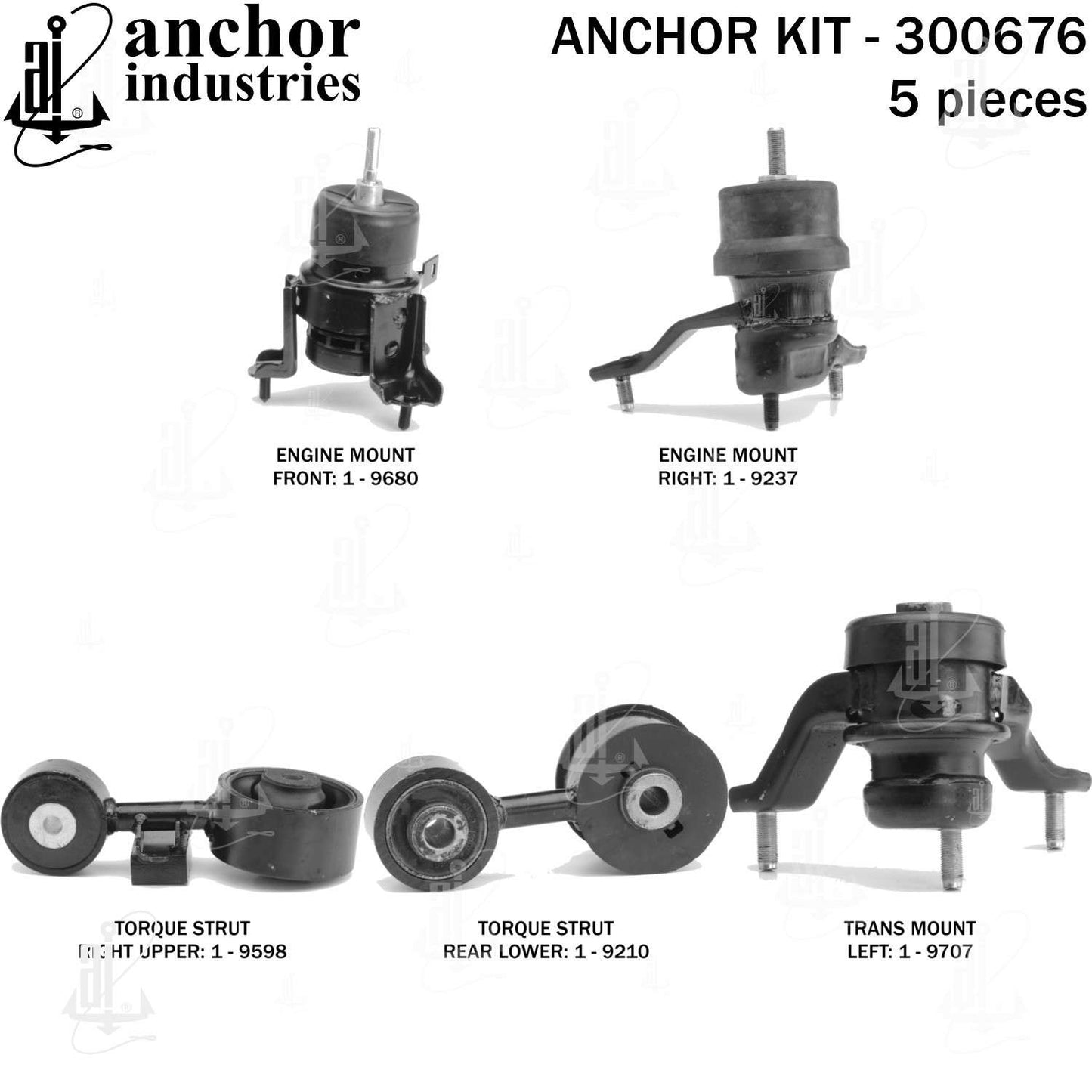 Anchor Engine Mount Kit 300676