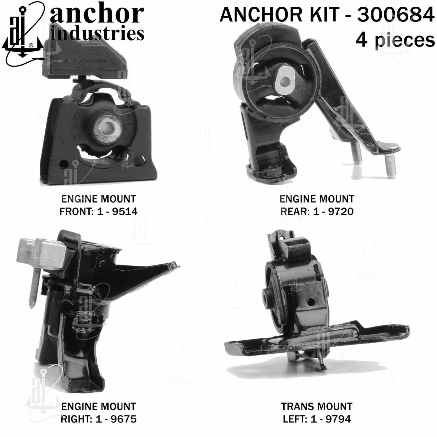 Anchor Engine Mount Kit 300684