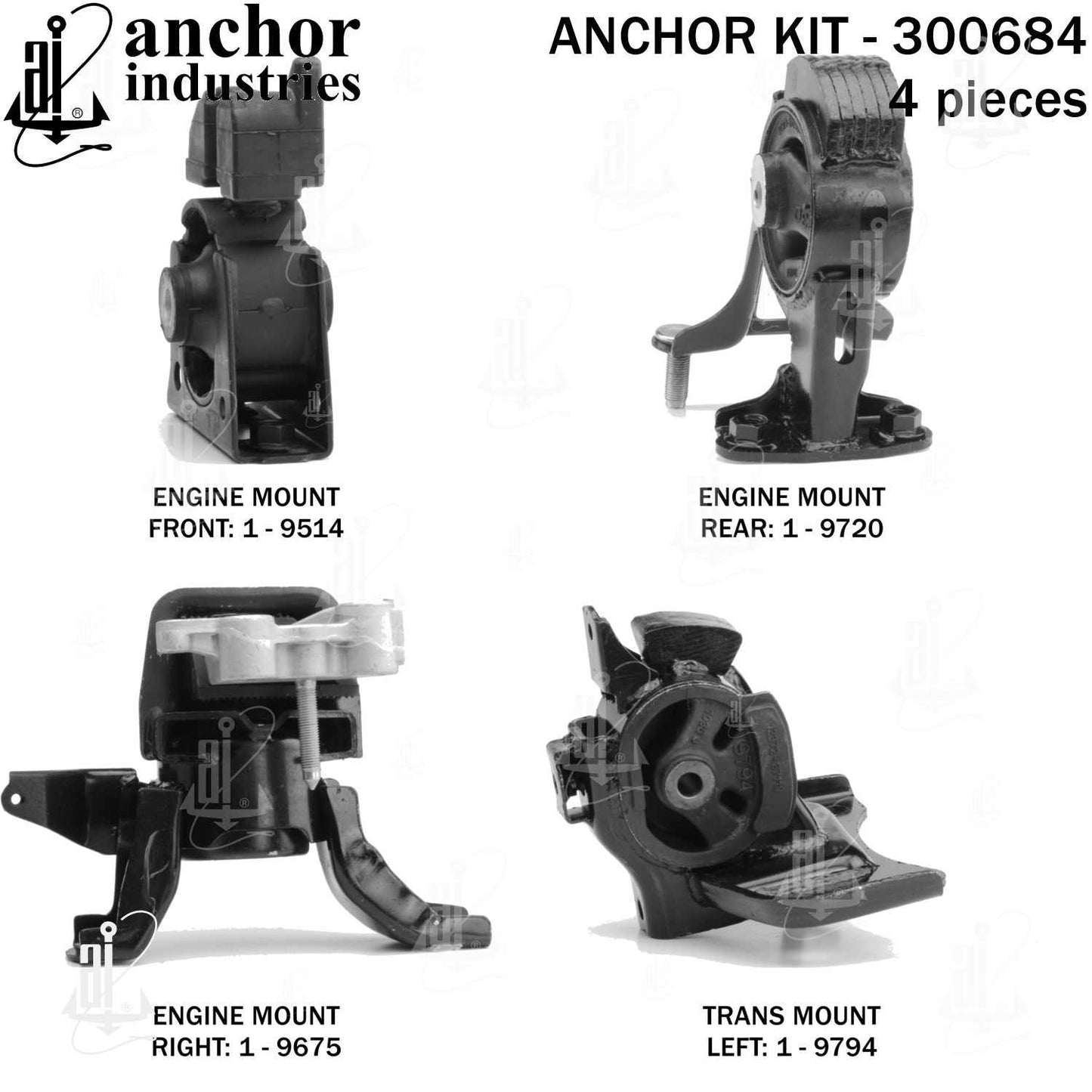 Anchor Engine Mount Kit 300684