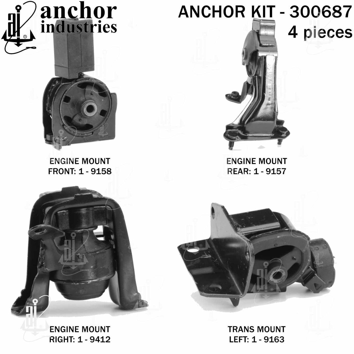 Anchor Engine Mount Kit 300687