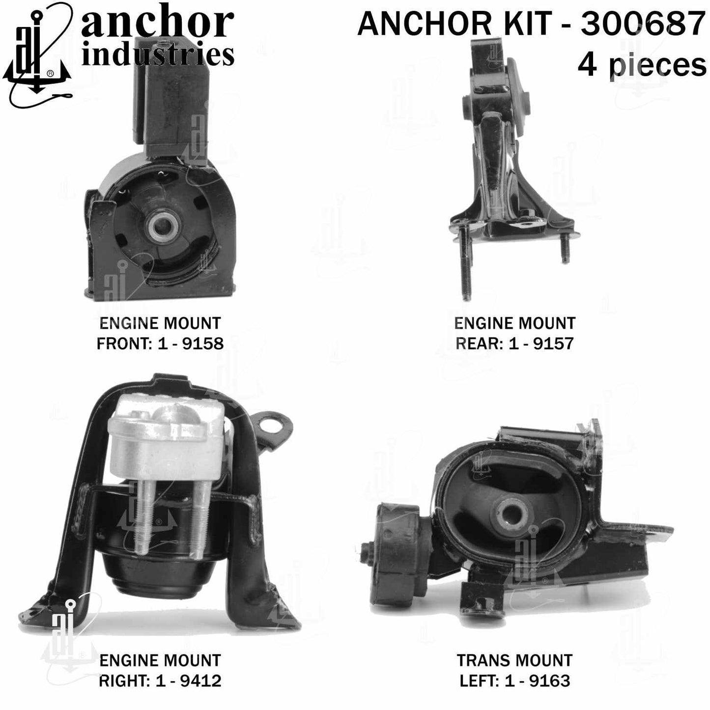 Anchor Engine Mount Kit 300687