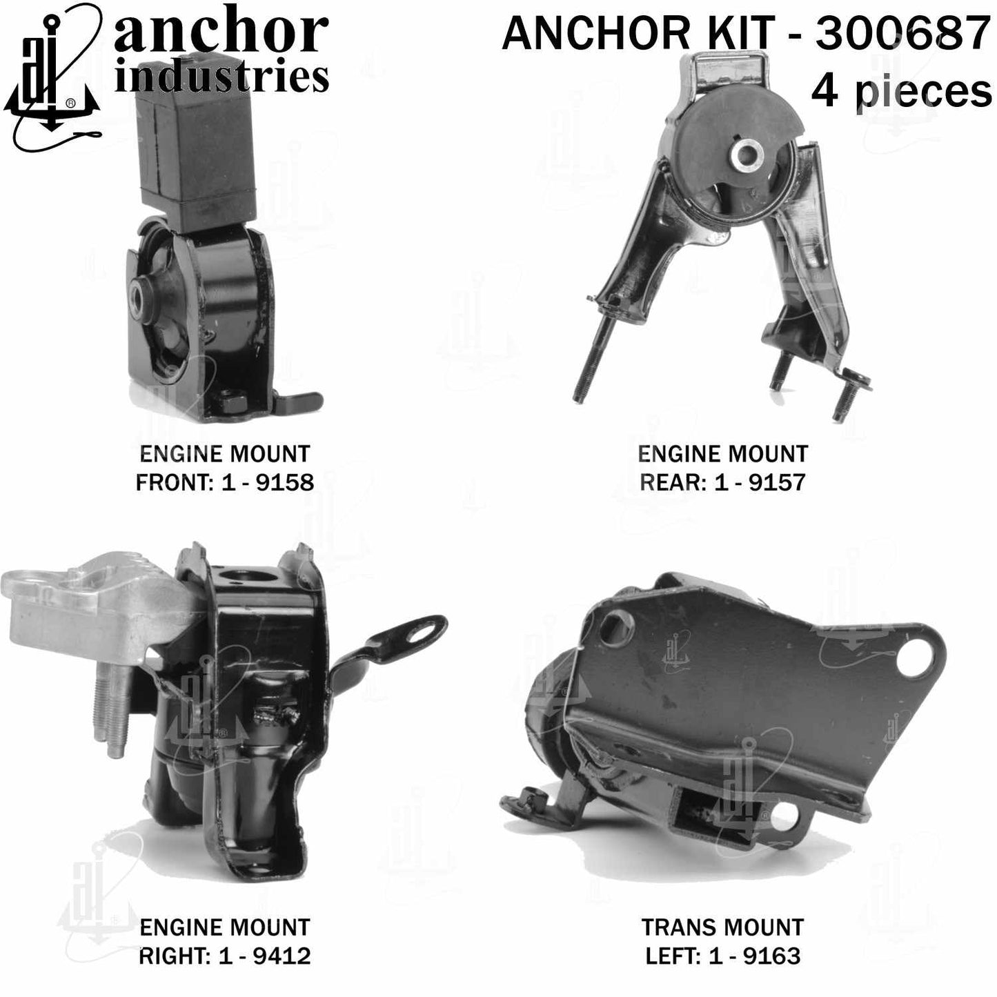 Anchor Engine Mount Kit 300687