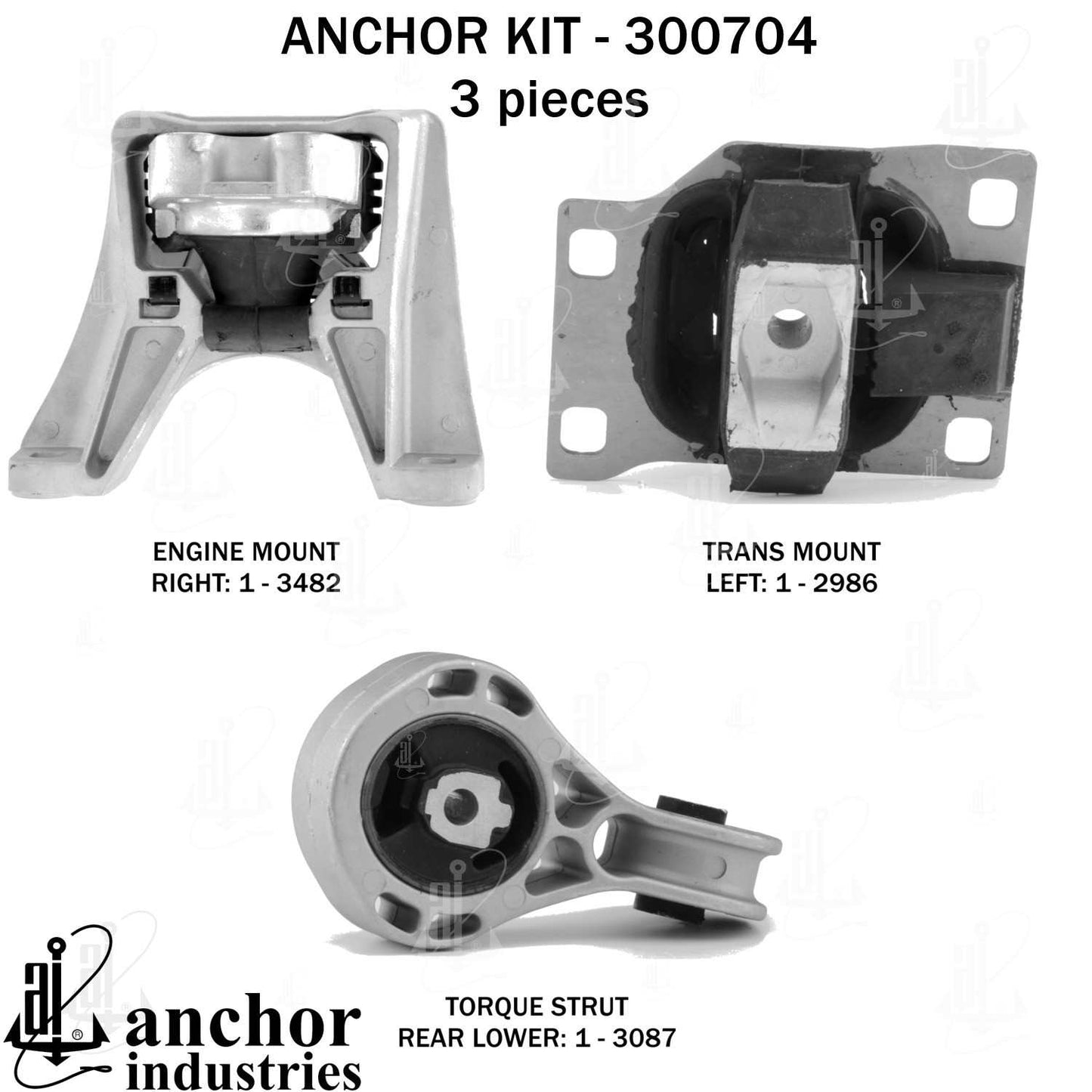 Anchor Engine Mount Kit 300704