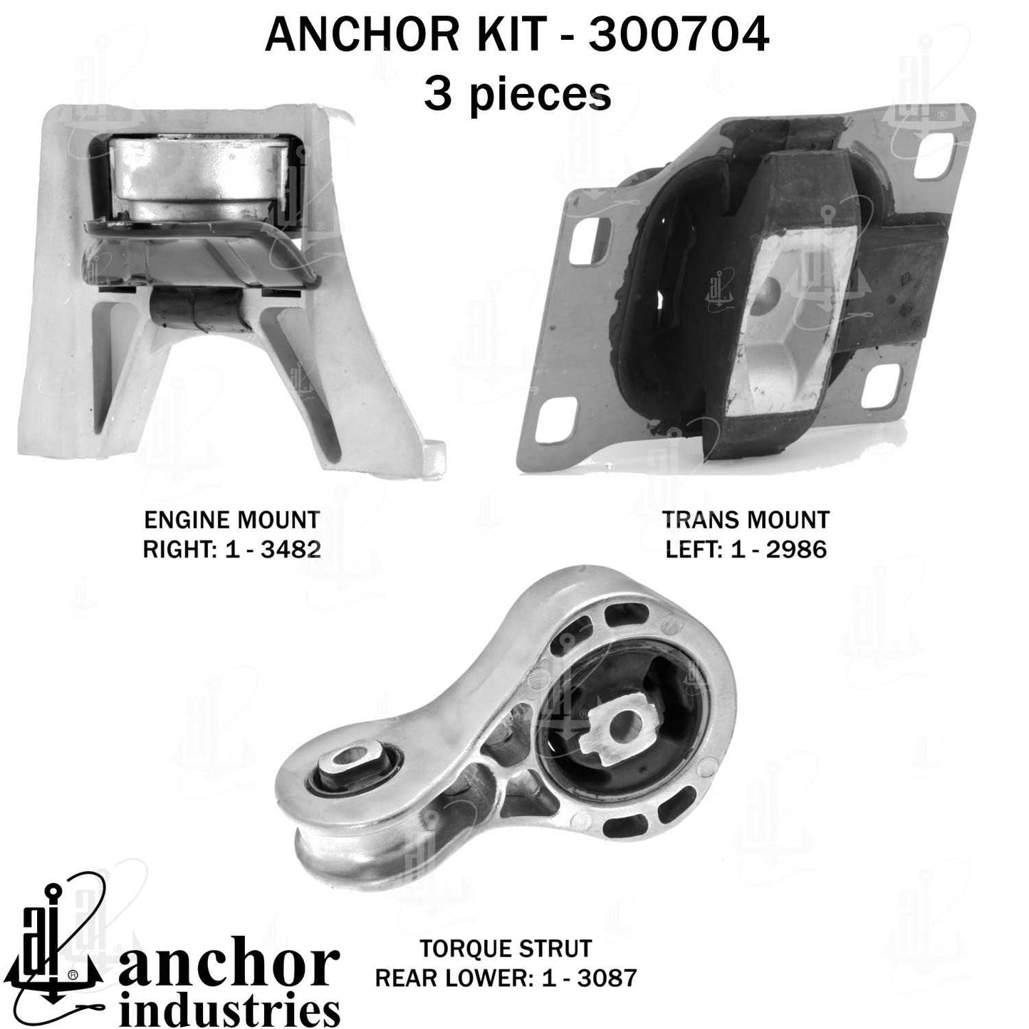 Anchor Engine Mount Kit 300704