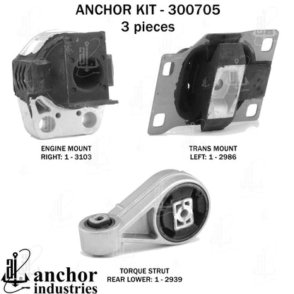 Anchor Engine Mount Kit 300705
