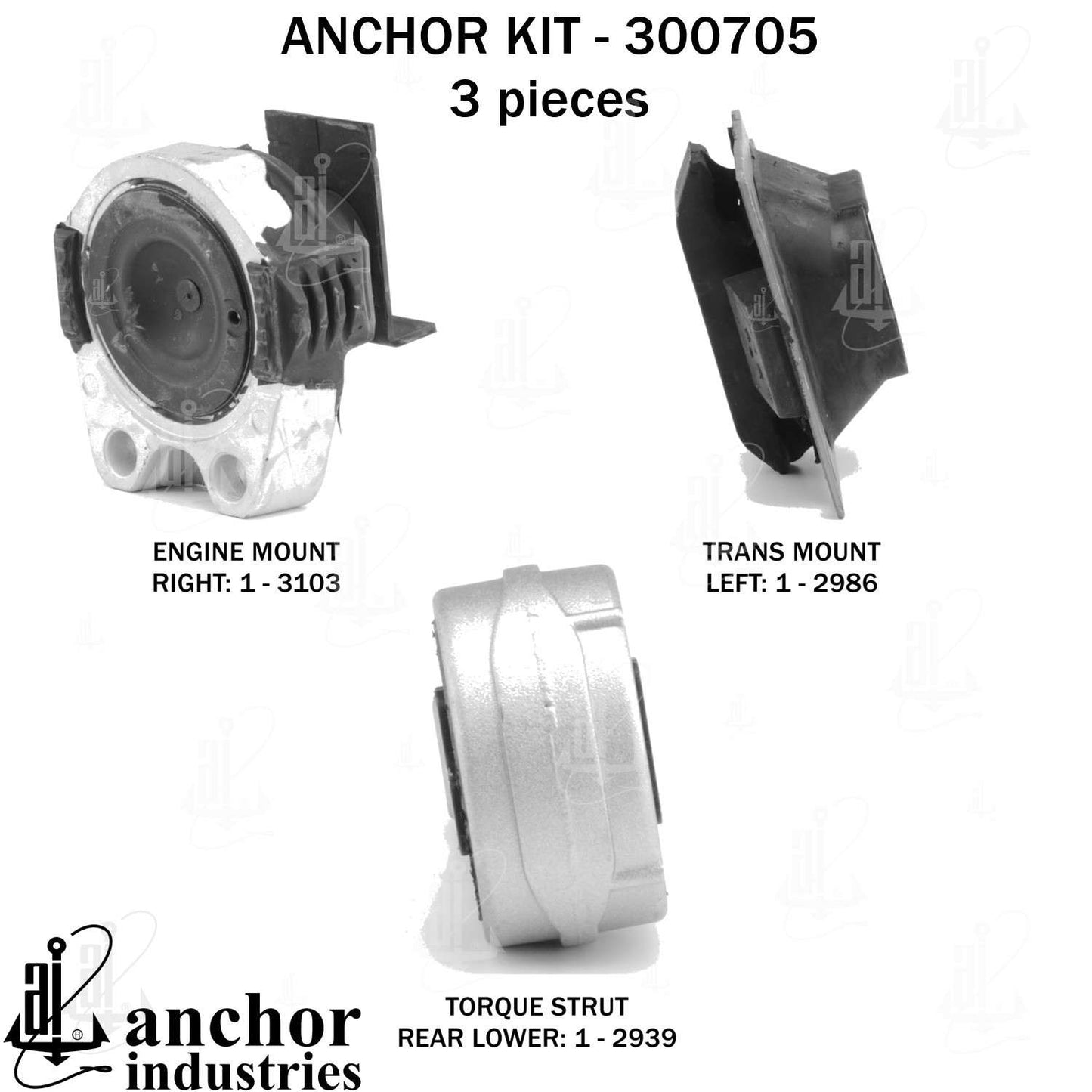 Anchor Engine Mount Kit 300705