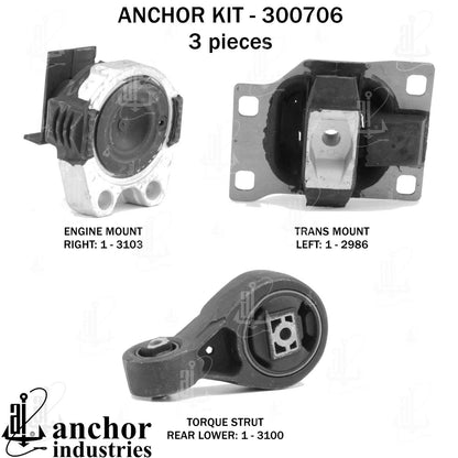 Anchor Engine Mount Kit 300706