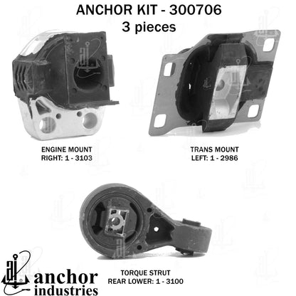 Anchor Engine Mount Kit 300706