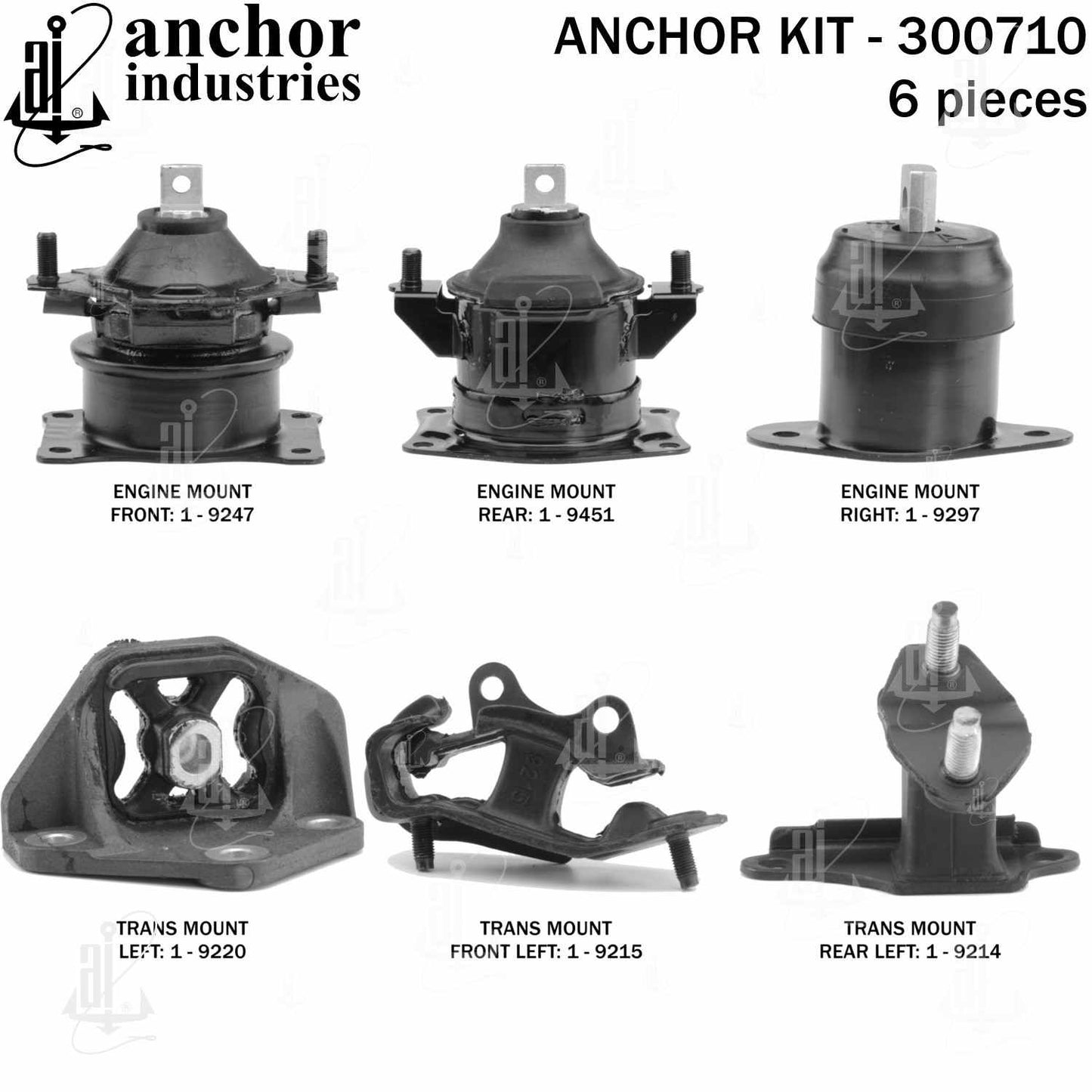 Anchor Engine Mount Kit 300710
