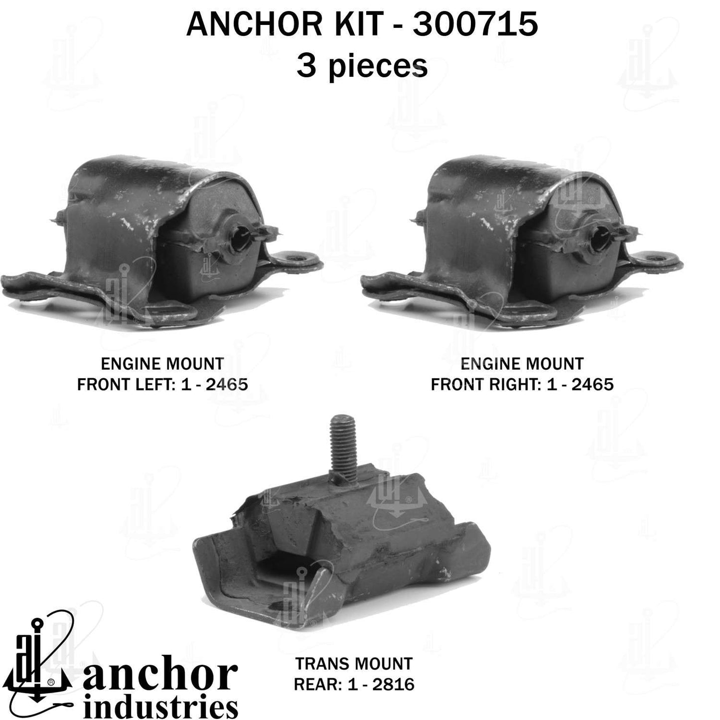Anchor Engine Mount Kit 300715