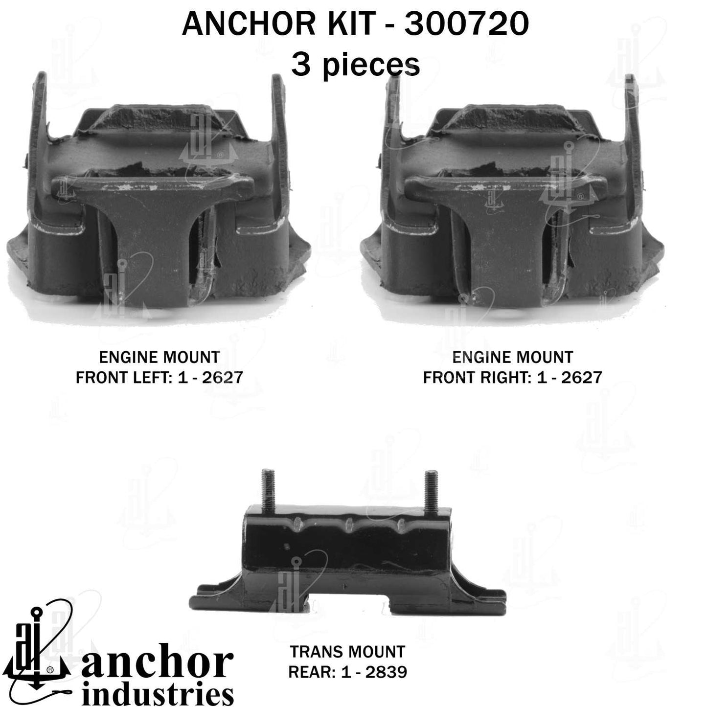 Anchor Engine Mount Kit 300720