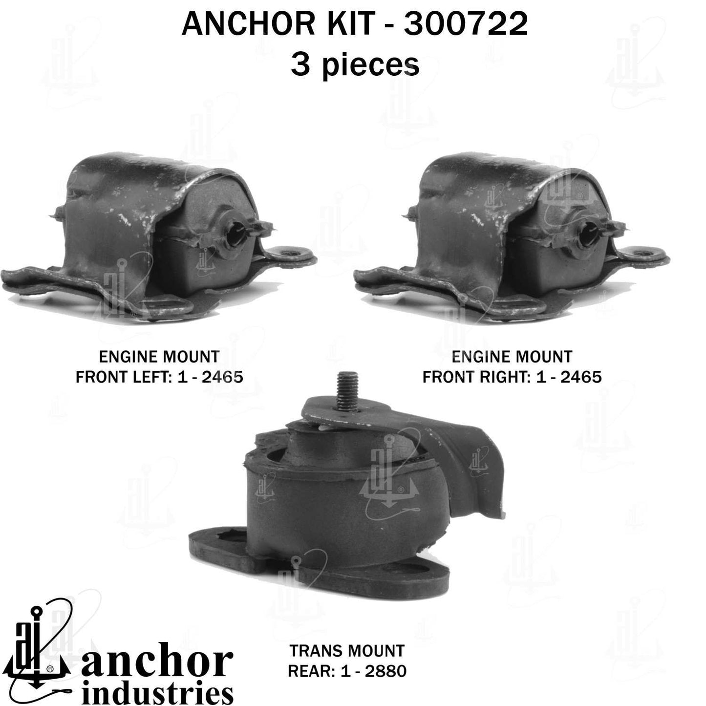 Anchor Engine Mount Kit 300722