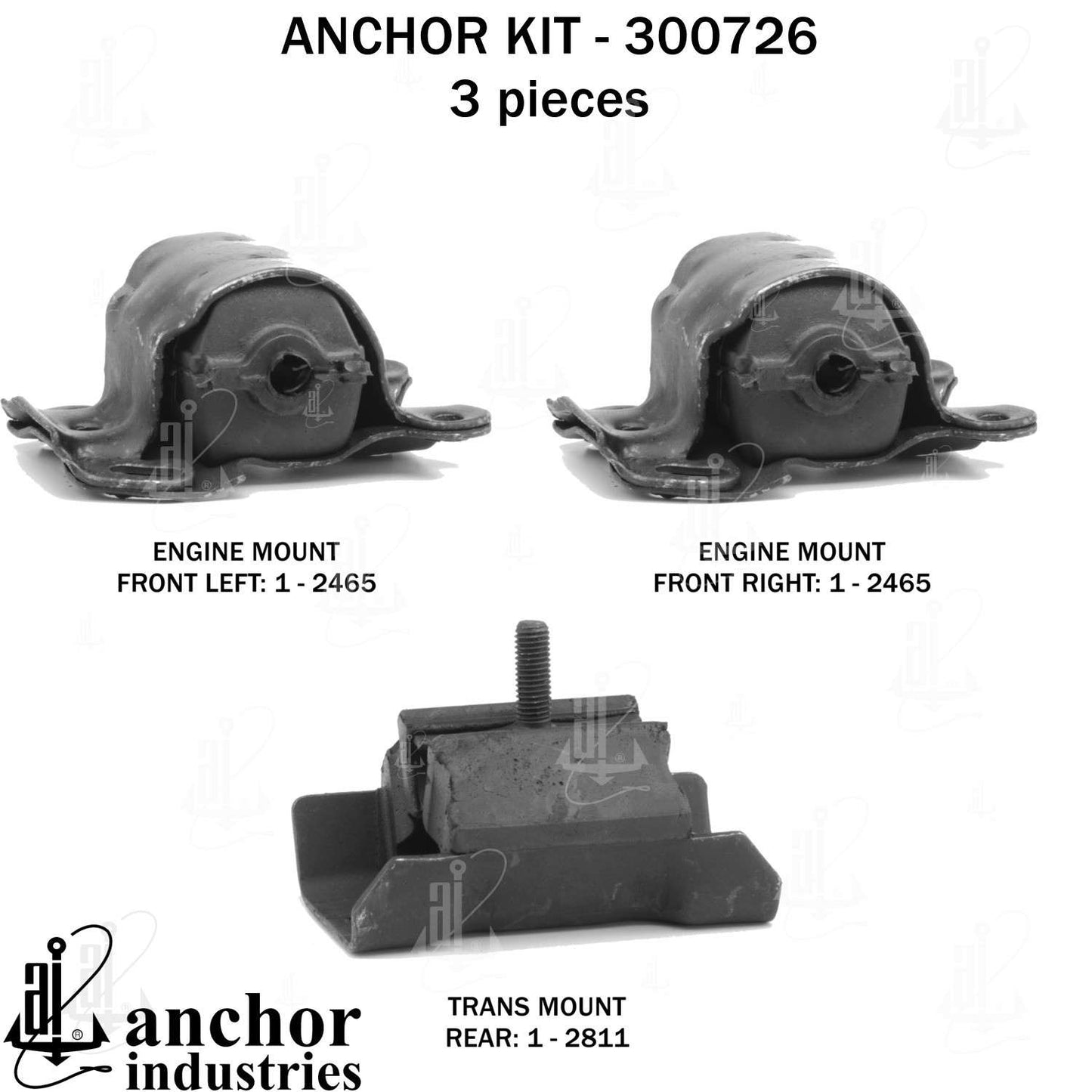 Anchor Engine Mount Kit 300726