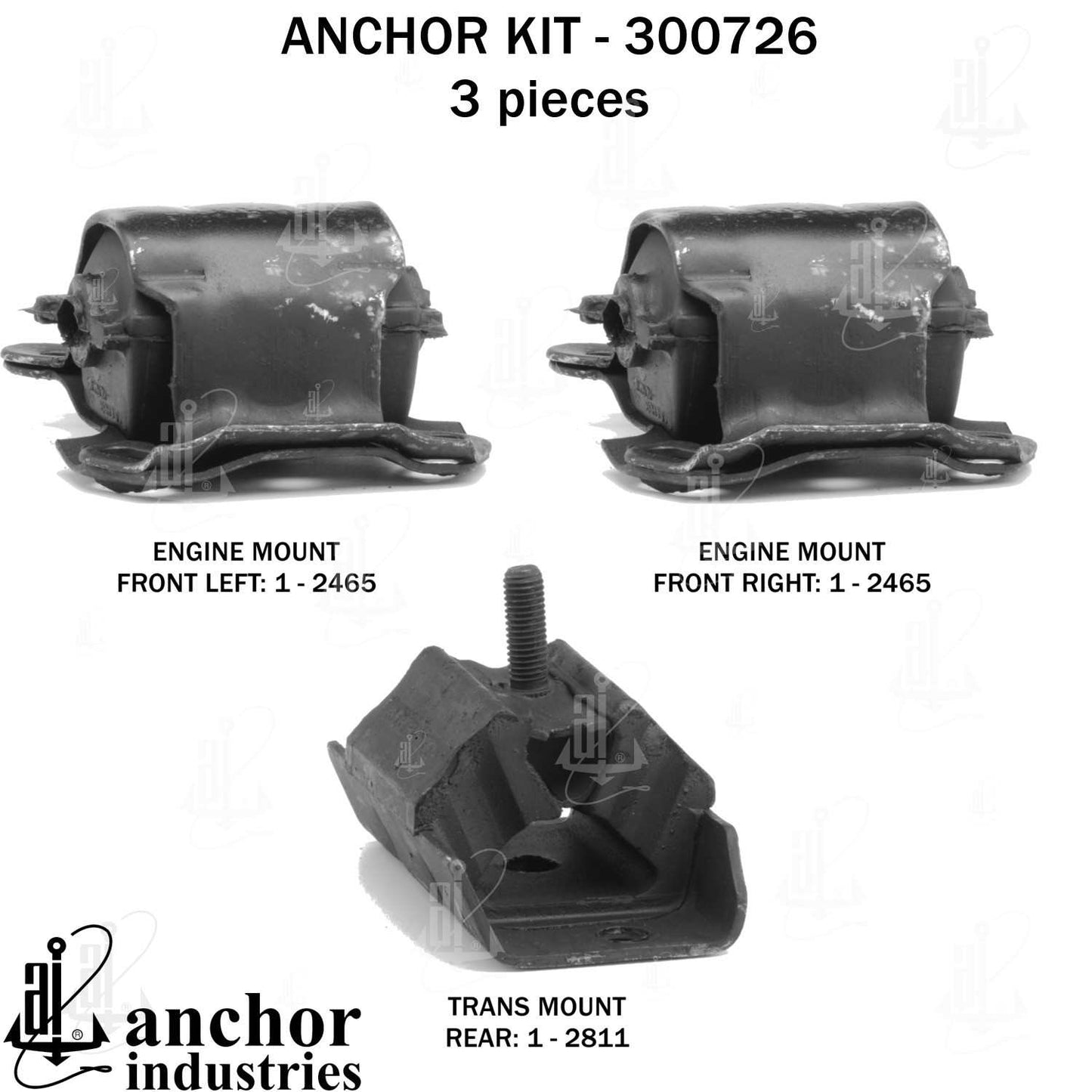 Anchor Engine Mount Kit 300726