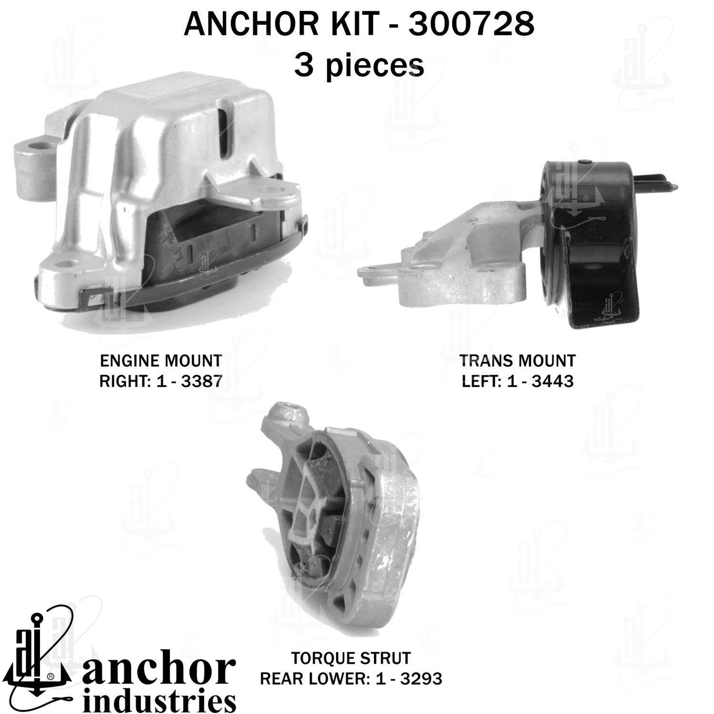 Anchor Engine Mount Kit 300728