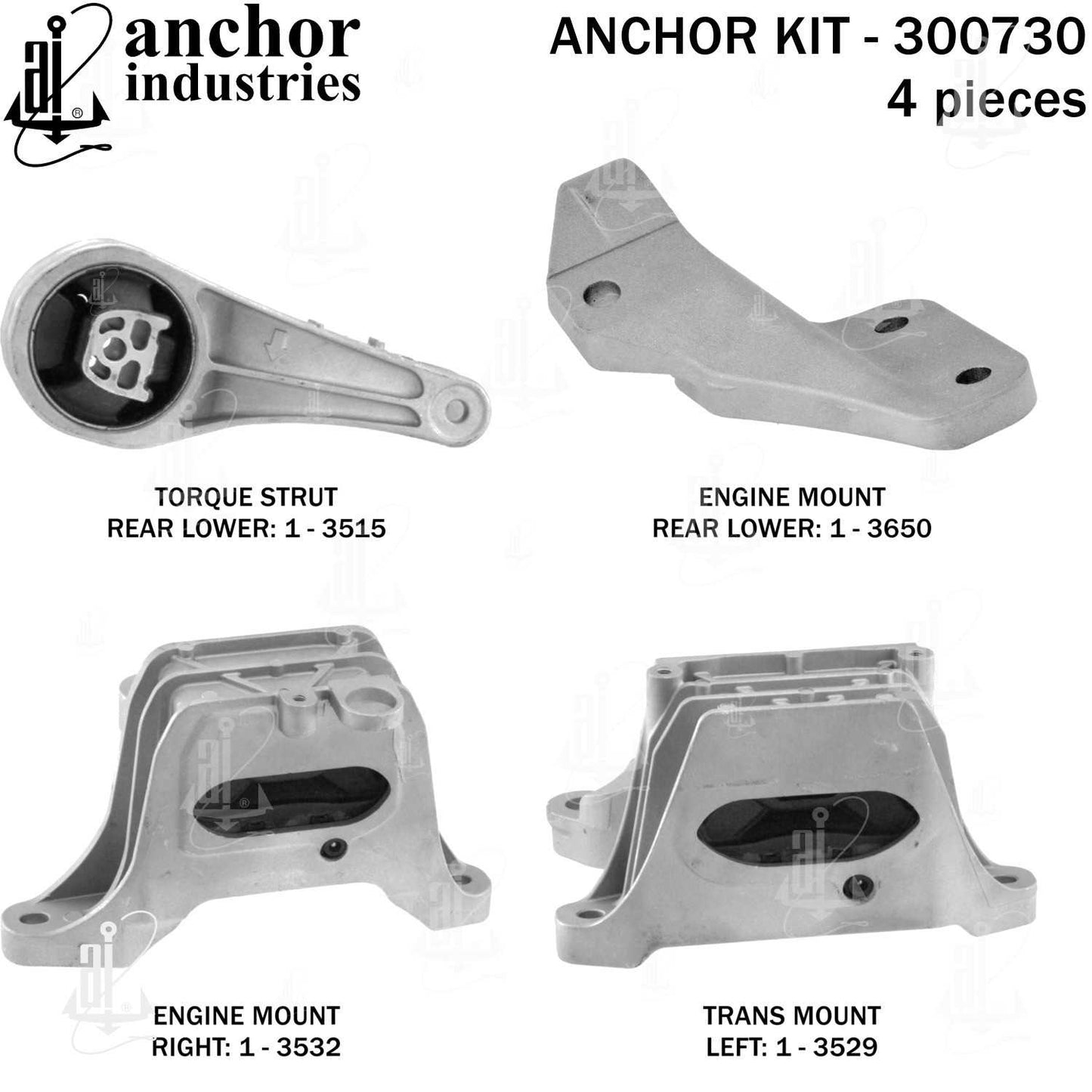Anchor Engine Mount Kit 300730