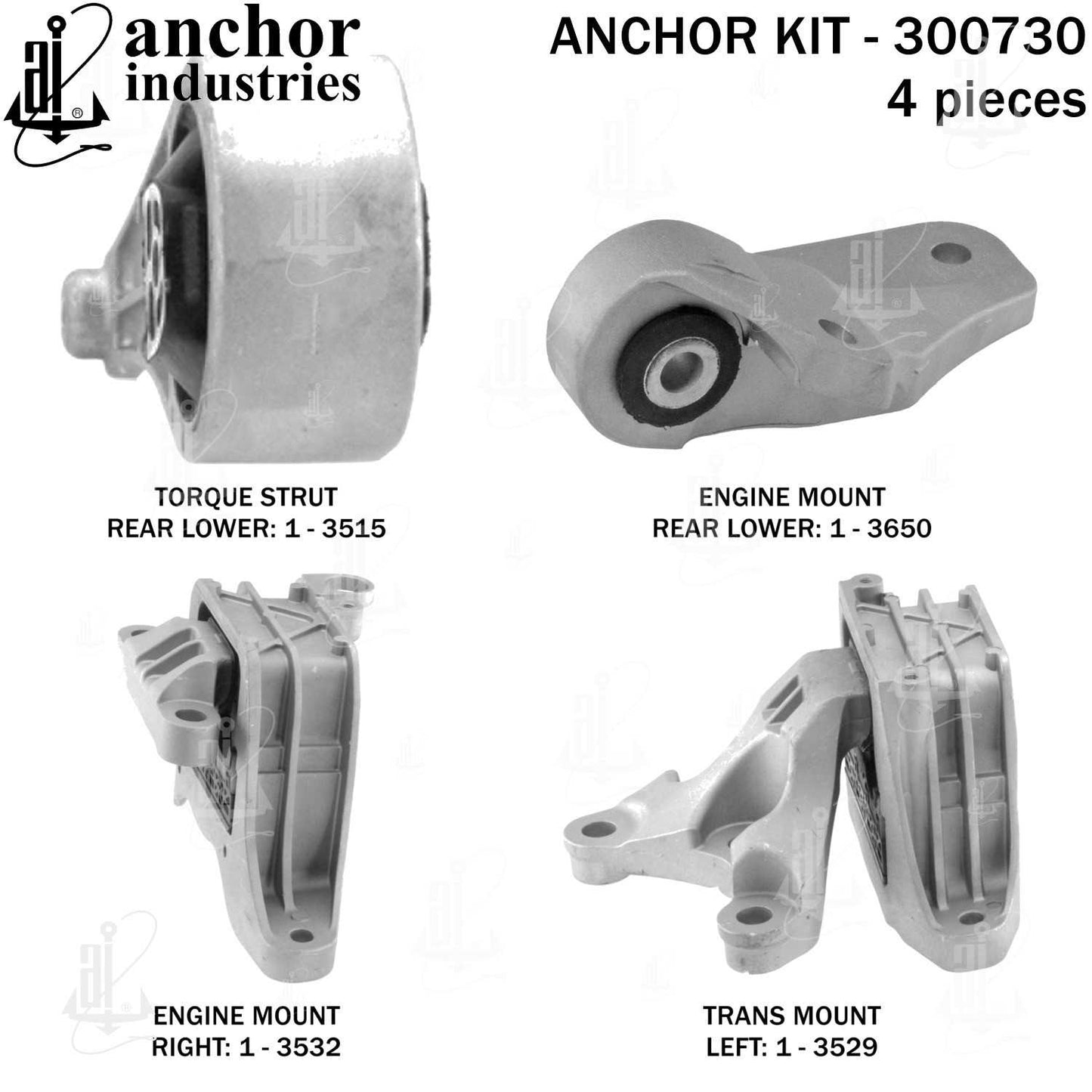 Anchor Engine Mount Kit 300730