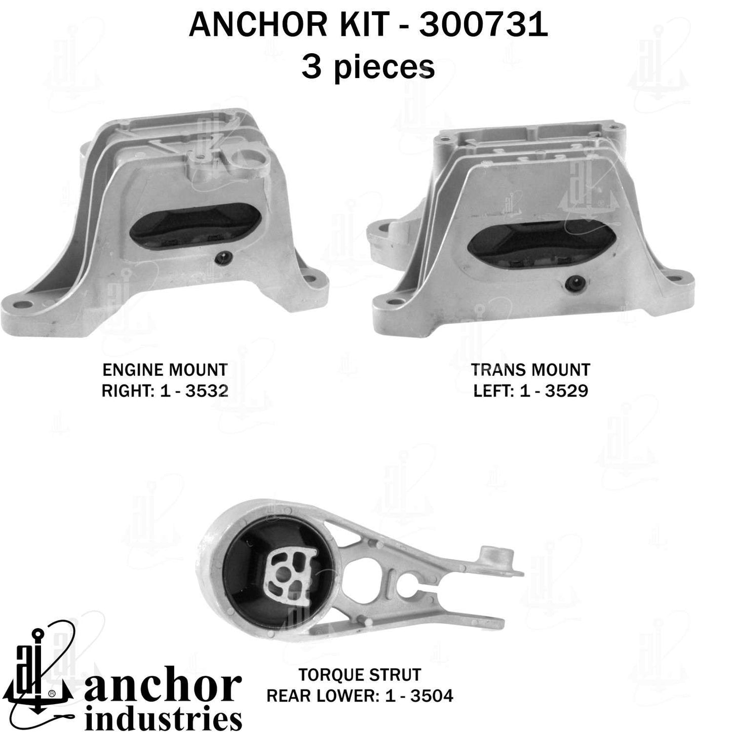 Anchor Engine Mount Kit 300731