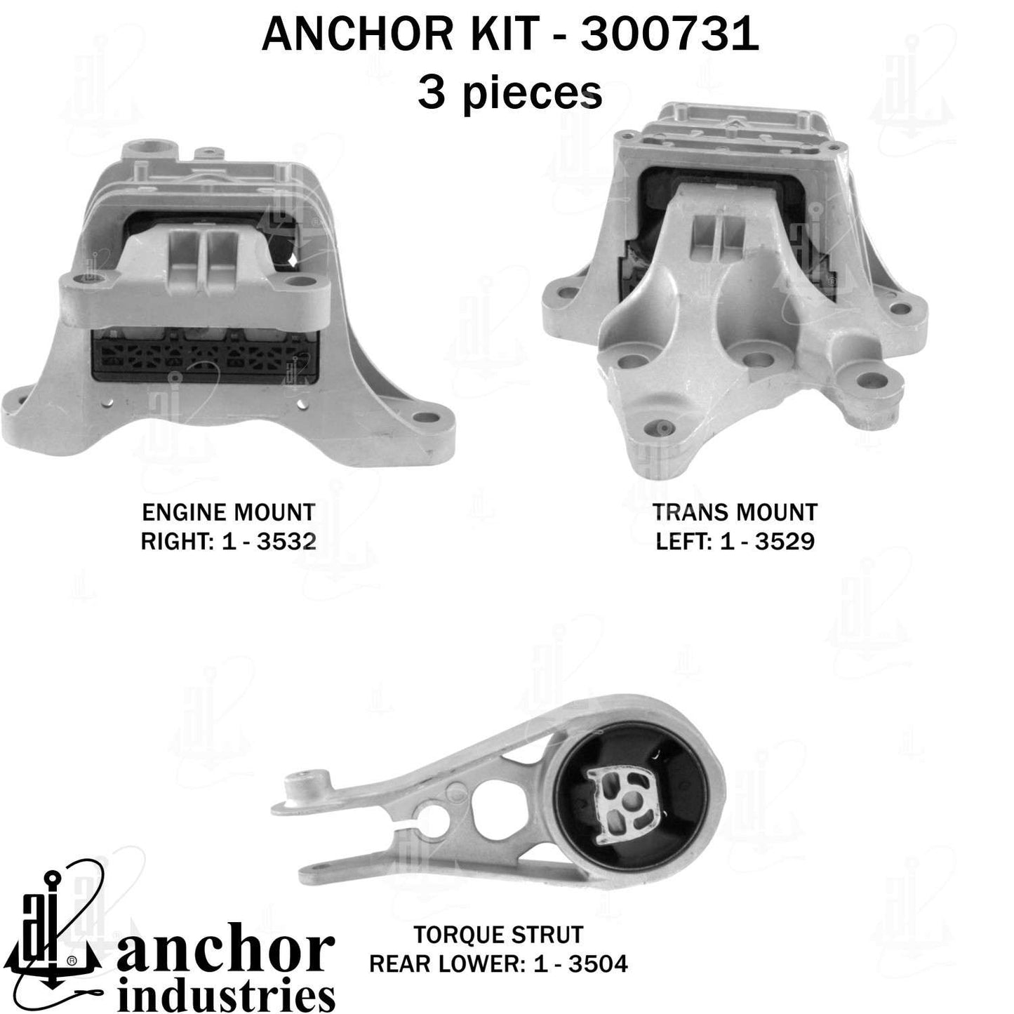 Anchor Engine Mount Kit 300731