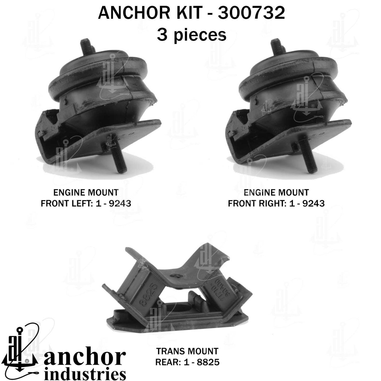 Anchor Engine Mount Kit 300732