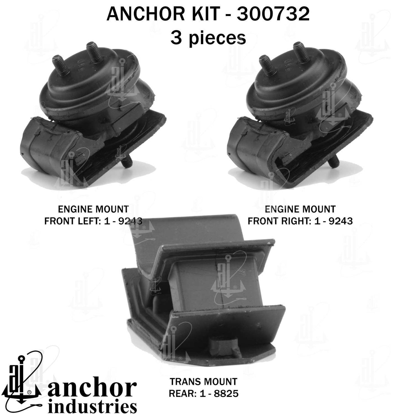 Anchor Engine Mount Kit 300732