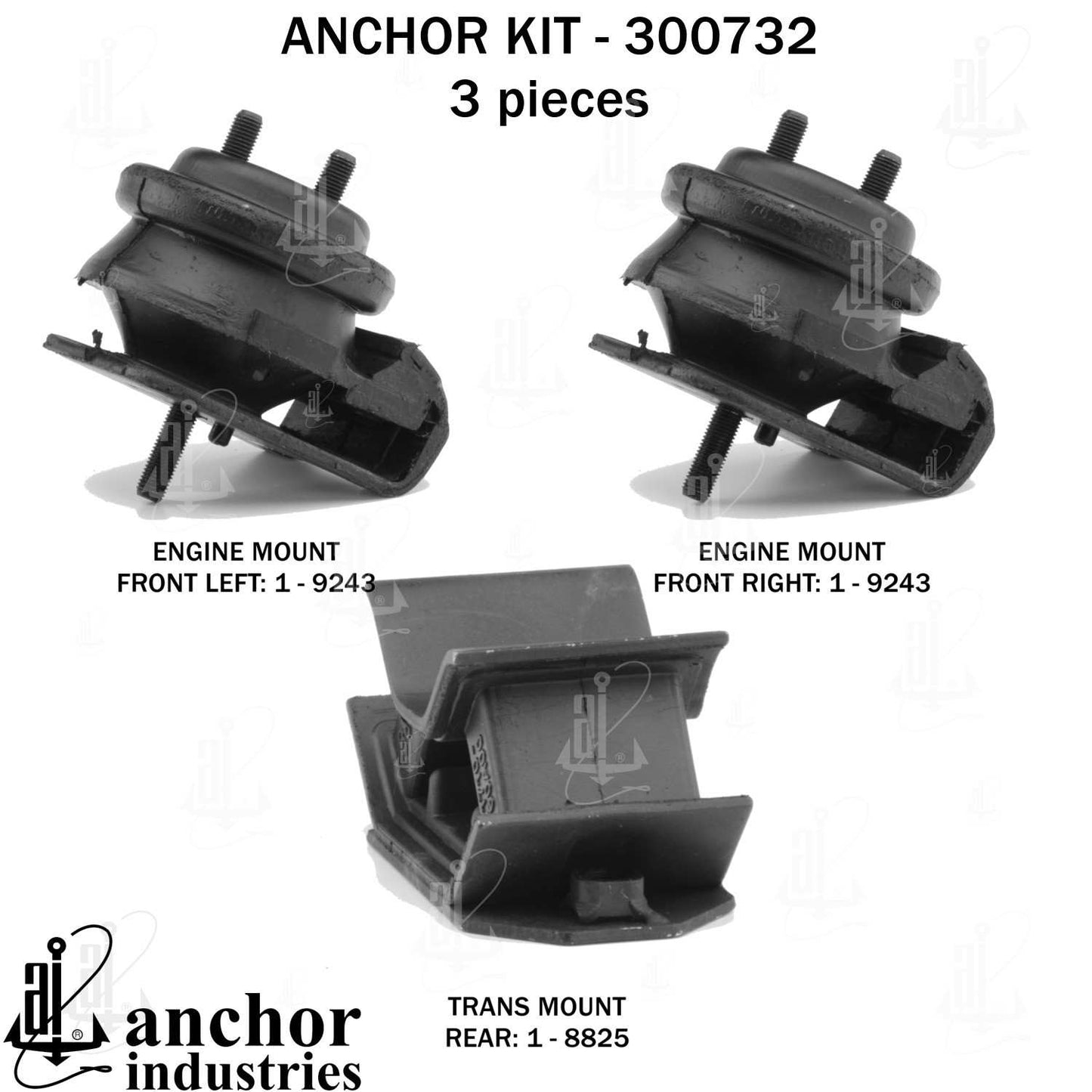 Anchor Engine Mount Kit 300732
