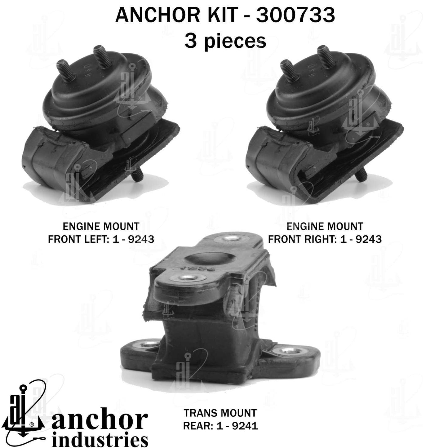 Anchor Engine Mount Kit 300733