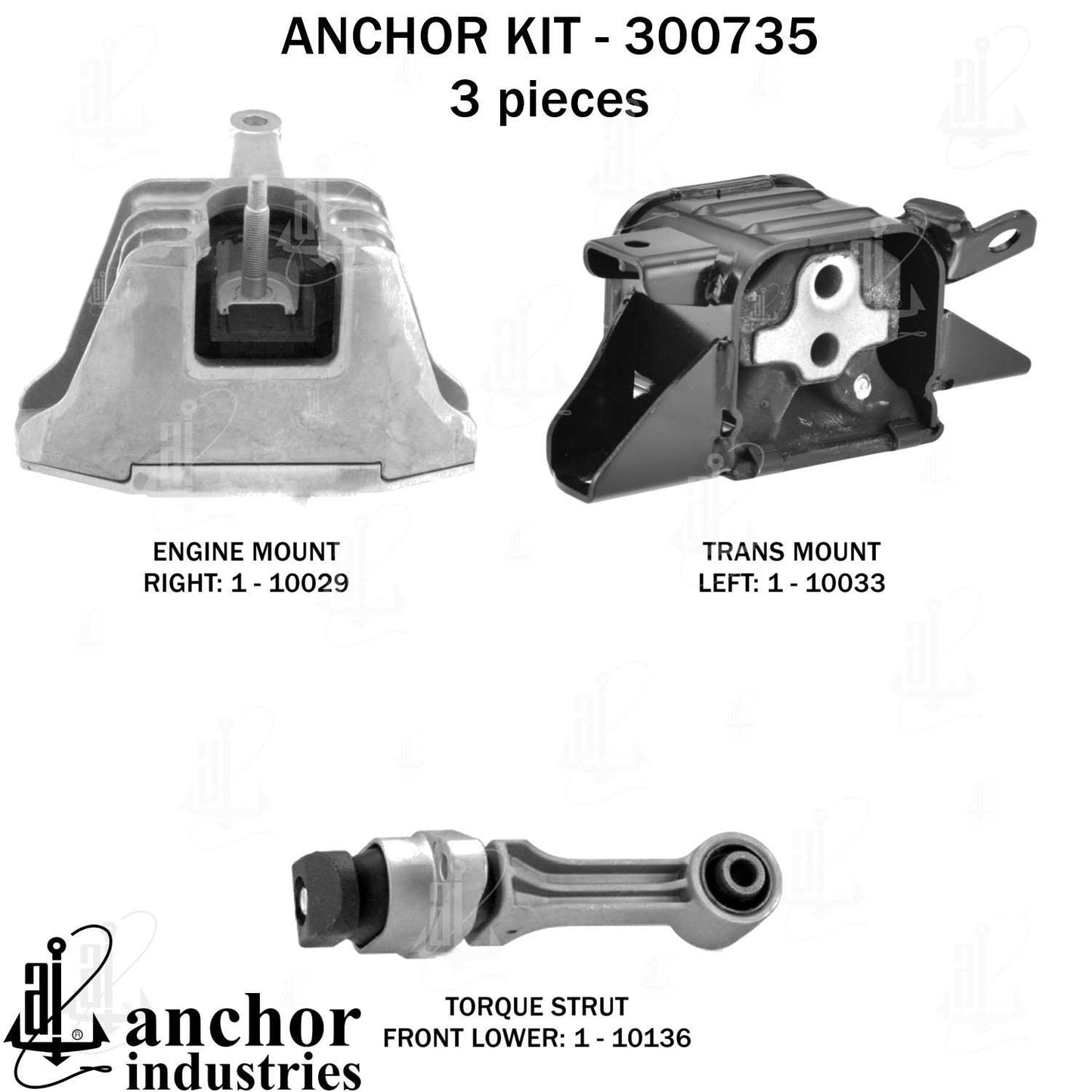 Anchor Engine Mount Kit 300735