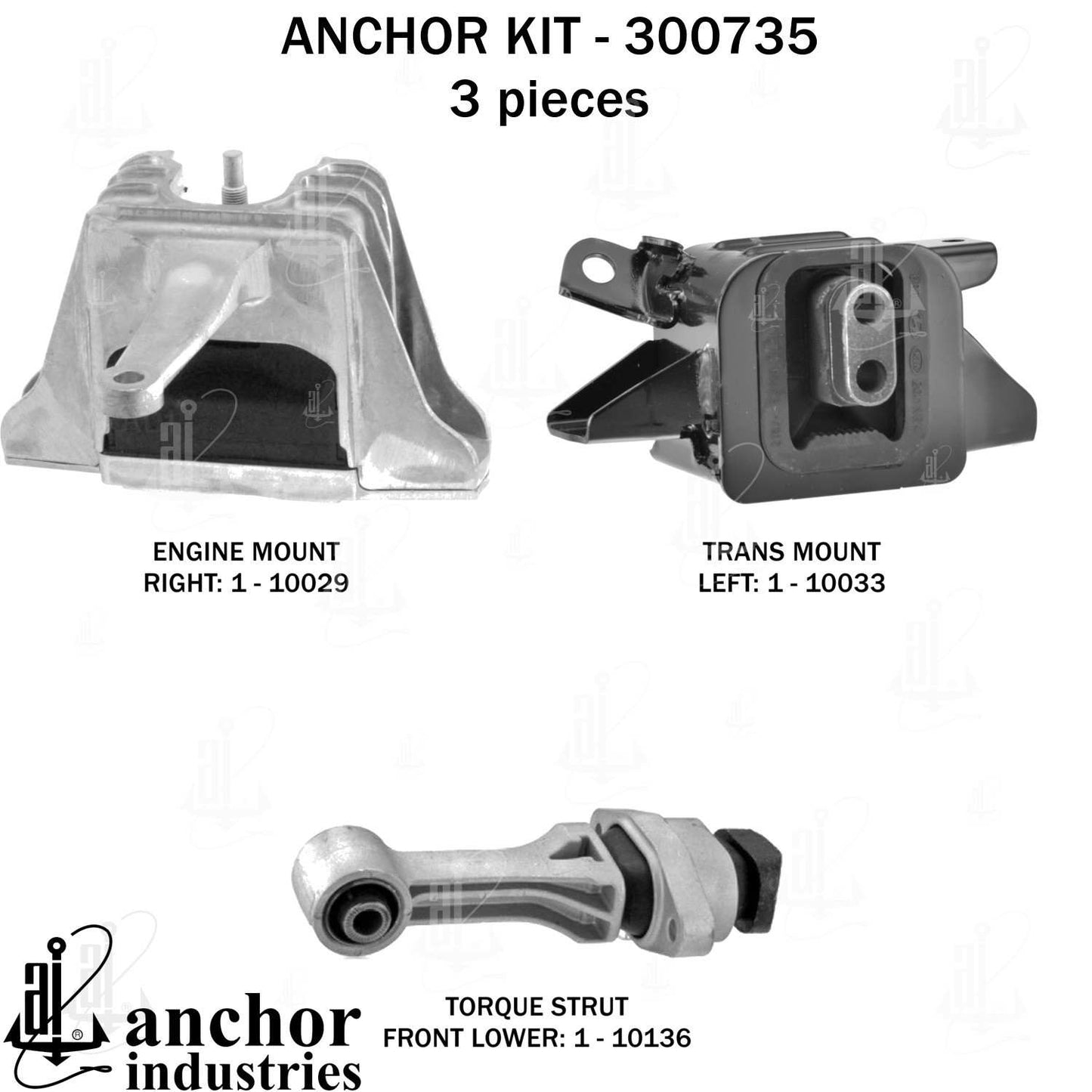 Anchor Engine Mount Kit 300735