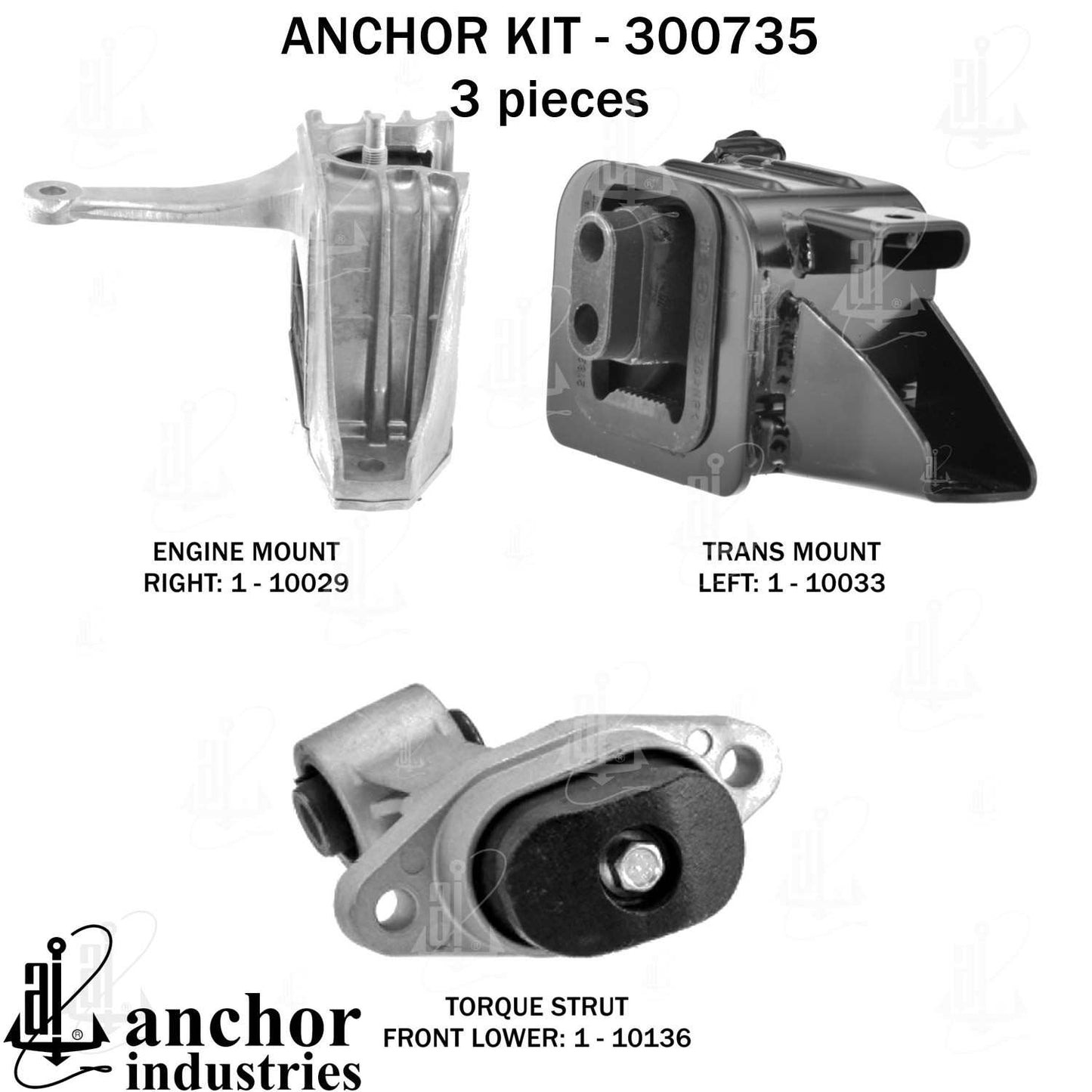 Anchor Engine Mount Kit 300735