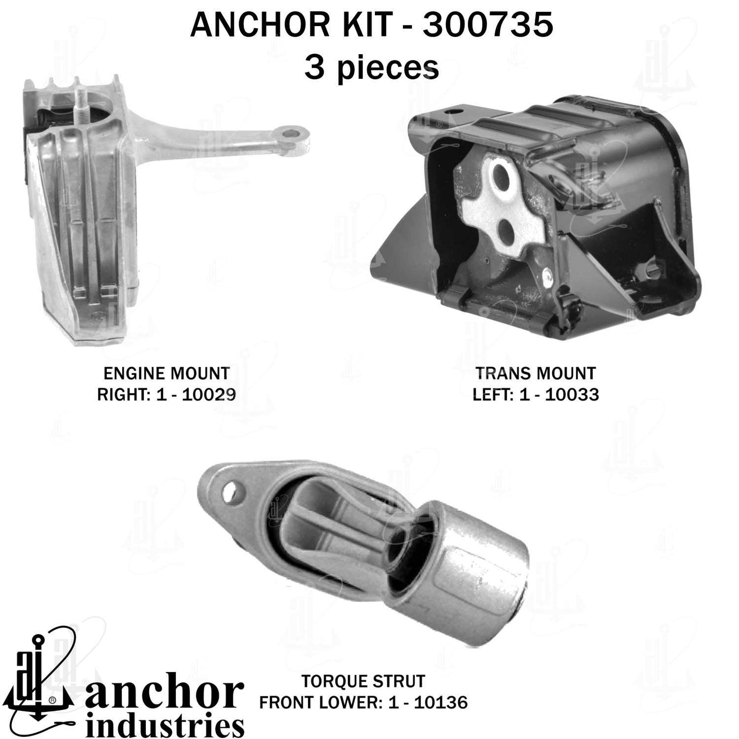 Anchor Engine Mount Kit 300735
