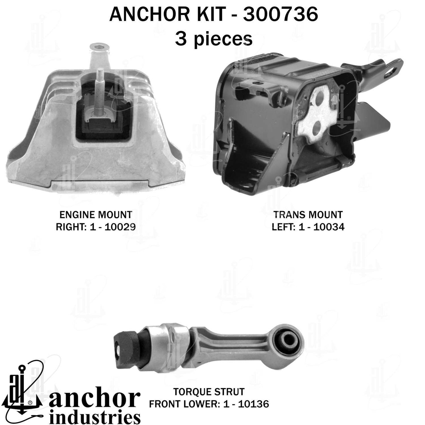 Anchor Engine Mount Kit 300736