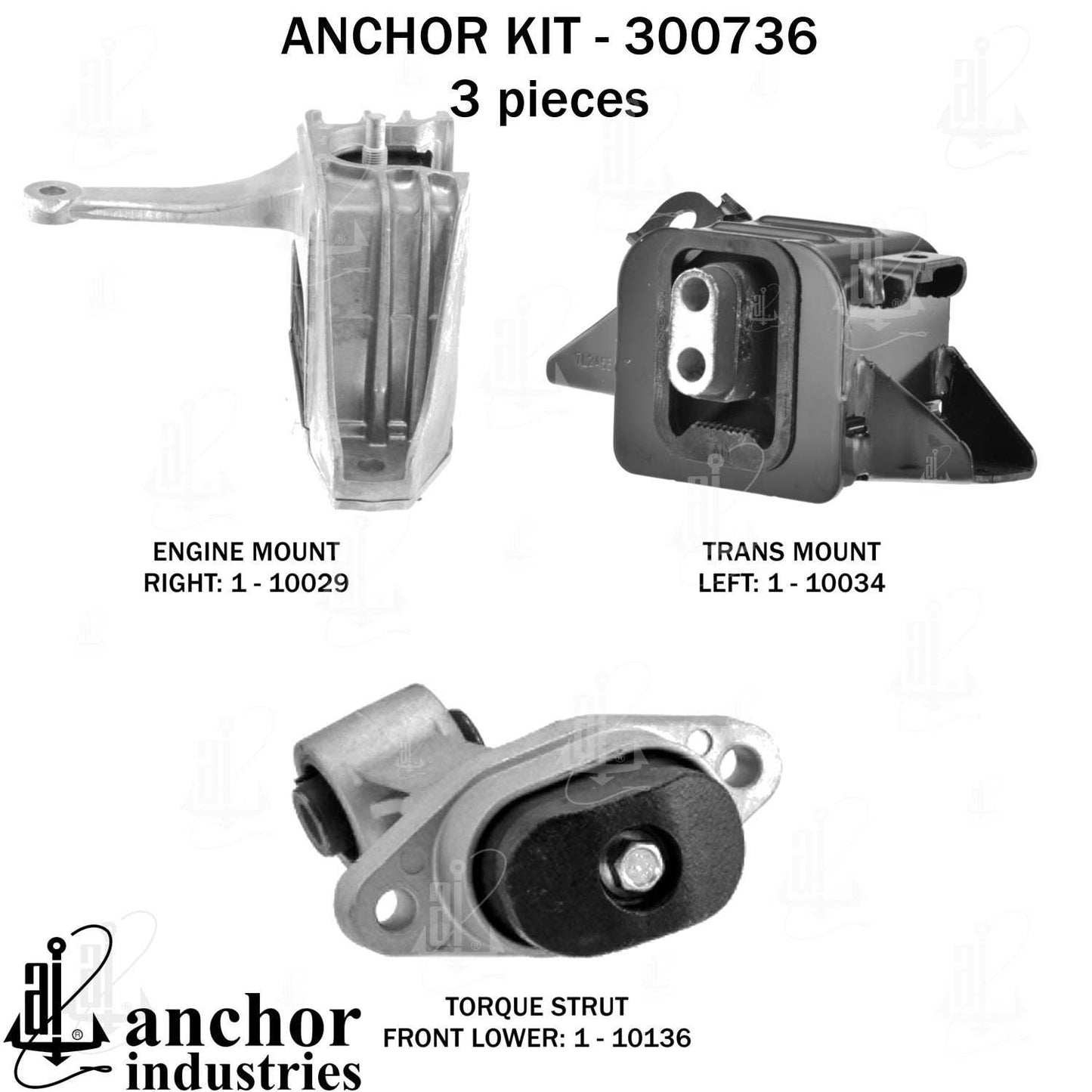 Anchor Engine Mount Kit 300736
