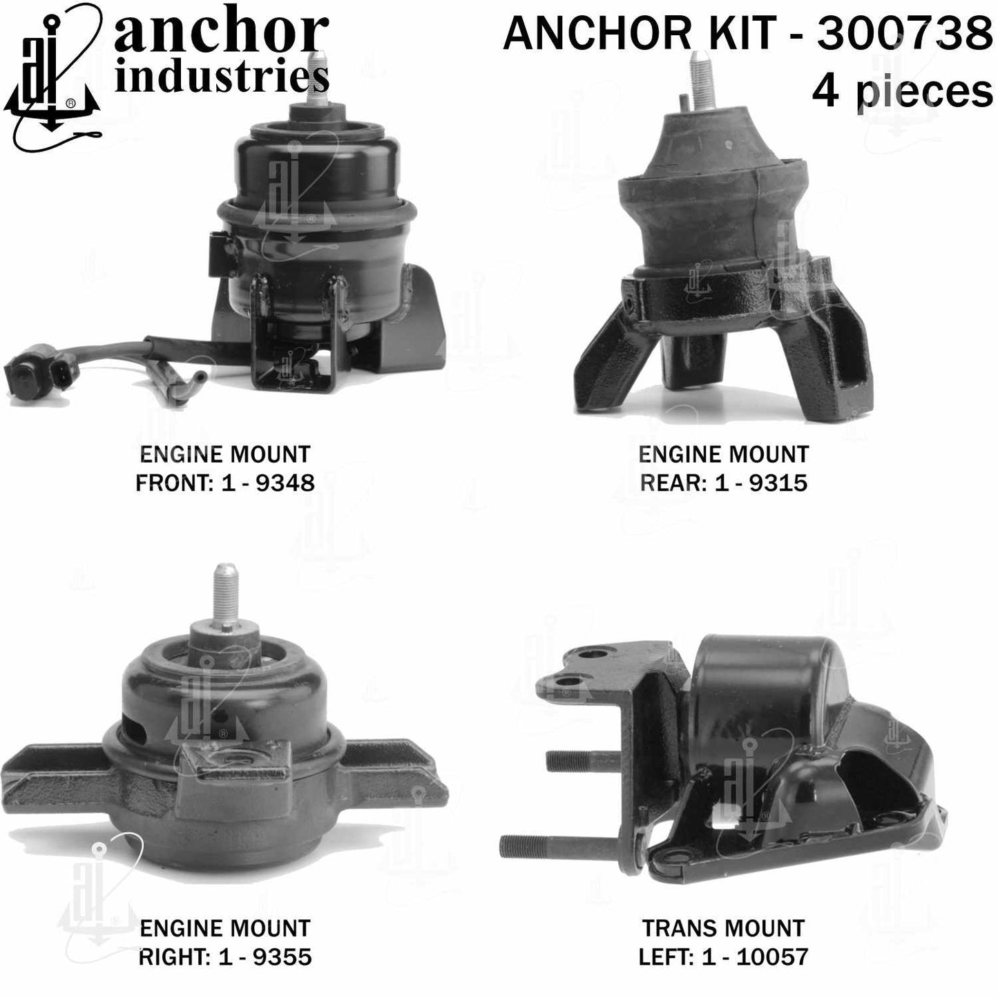 Anchor Engine Mount Kit 300738
