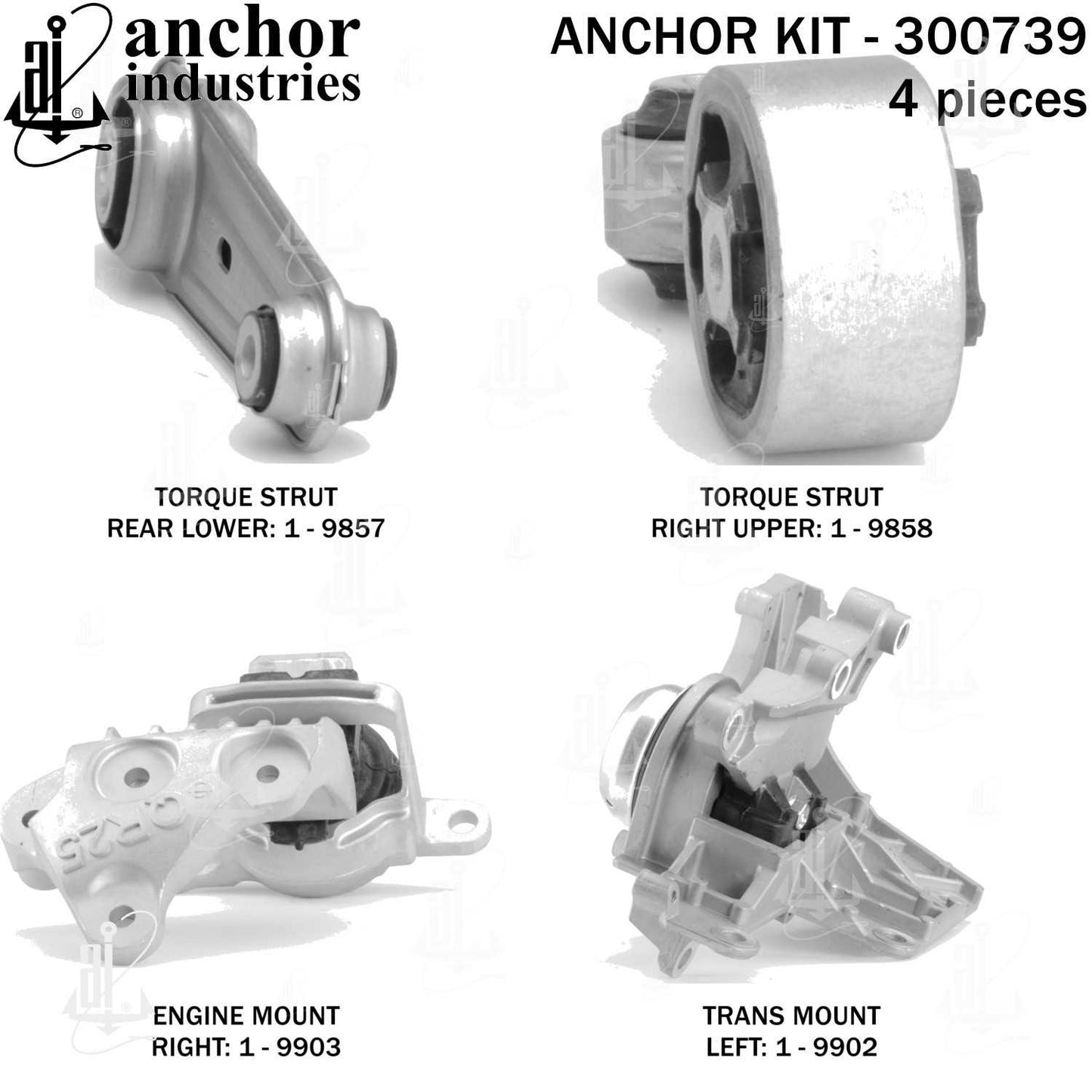 Anchor Engine Mount Kit 300739