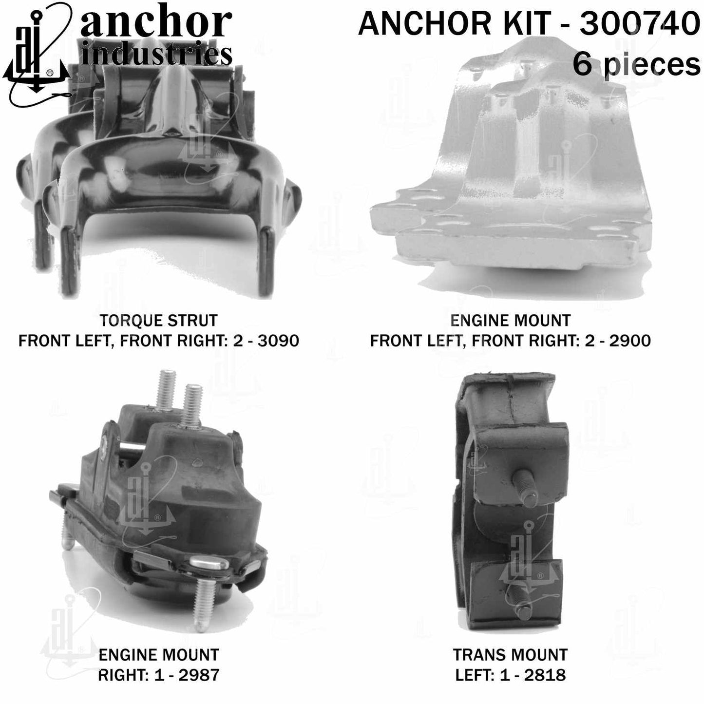 Anchor Engine Mount Kit 300740