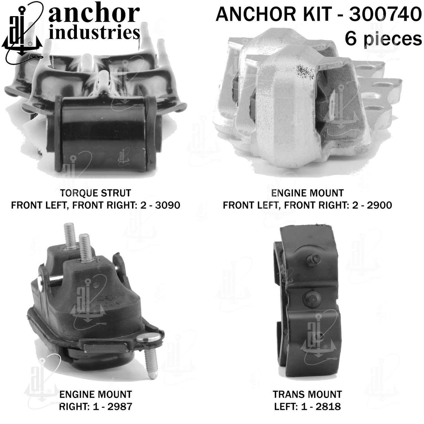 Anchor Engine Mount Kit 300740