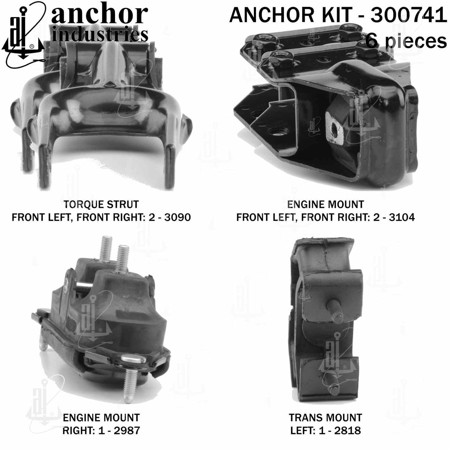Anchor Engine Mount Kit 300741