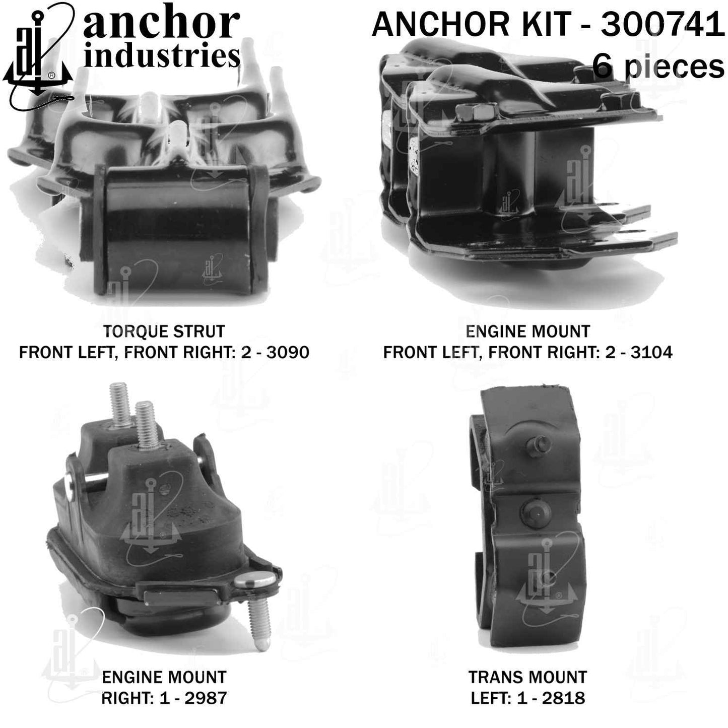 Anchor Engine Mount Kit 300741