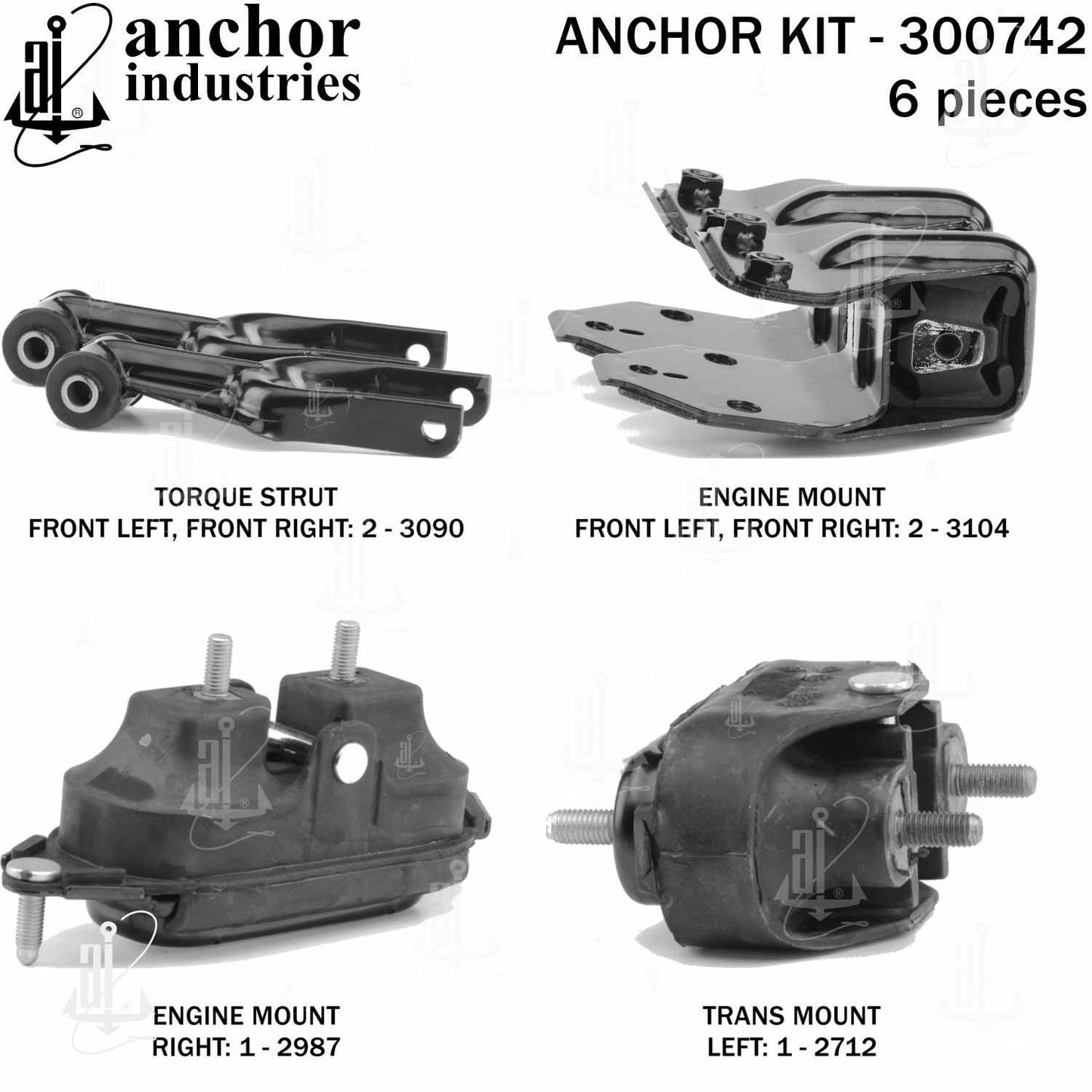Anchor Engine Mount Kit 300742