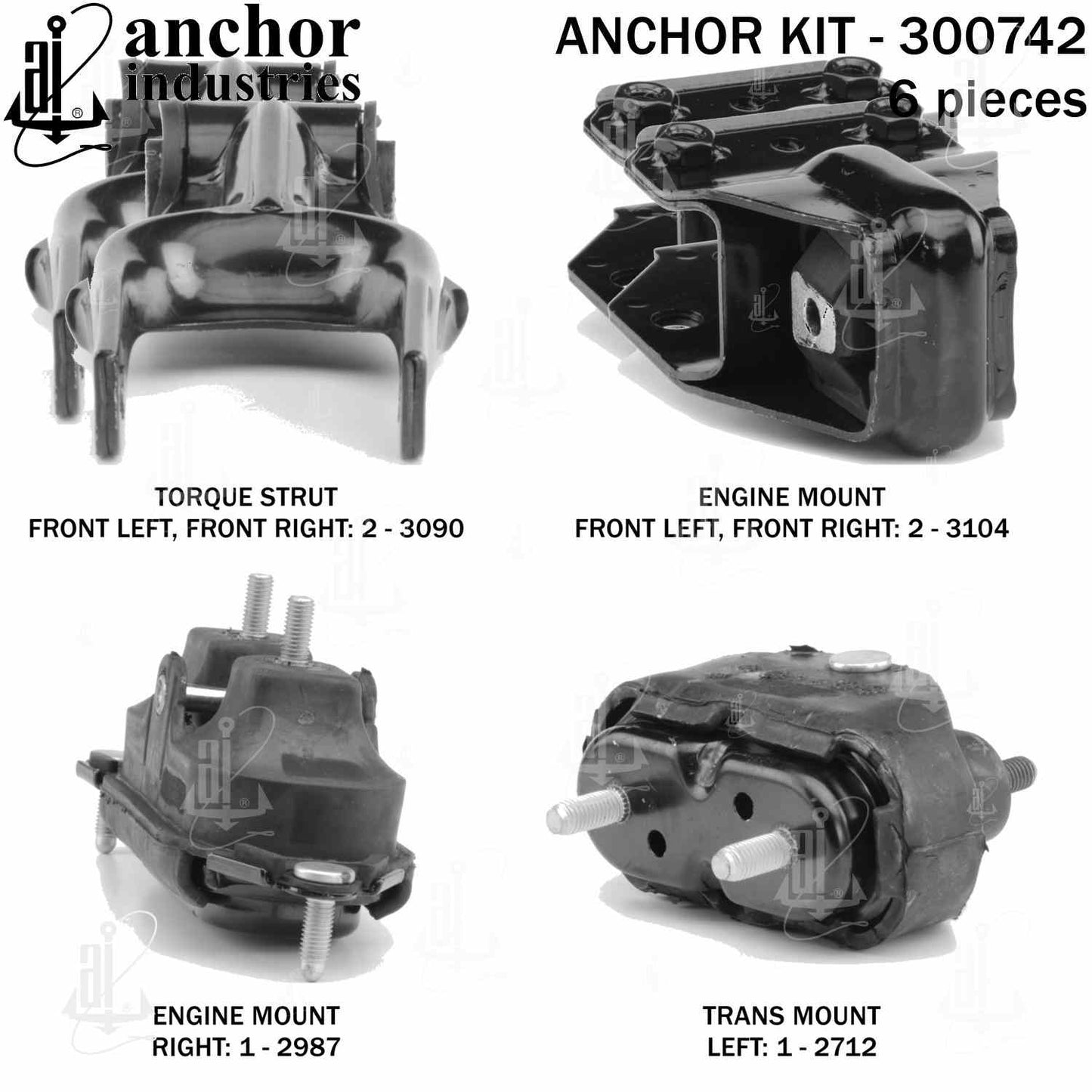 Anchor Engine Mount Kit 300742