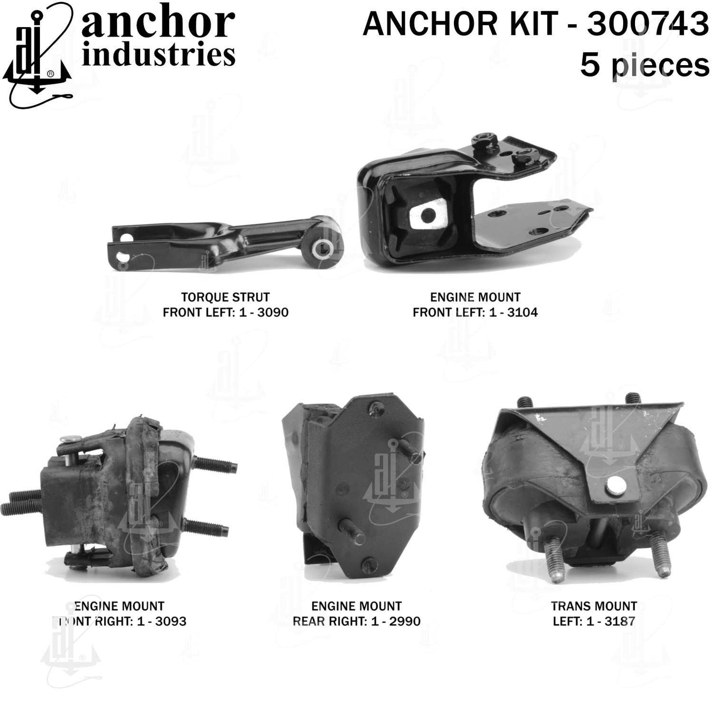 Anchor Engine Mount Kit 300743