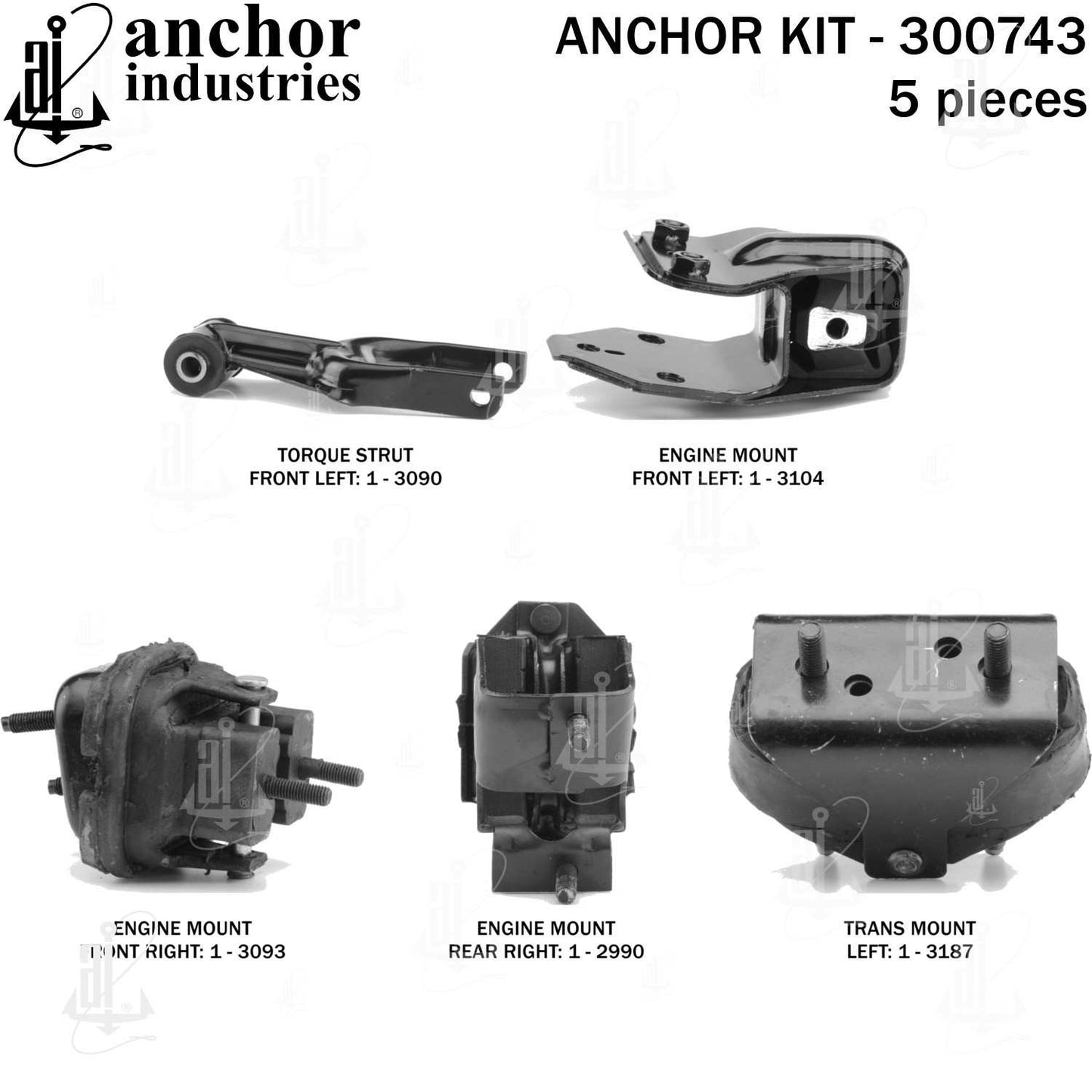 Anchor Engine Mount Kit 300743