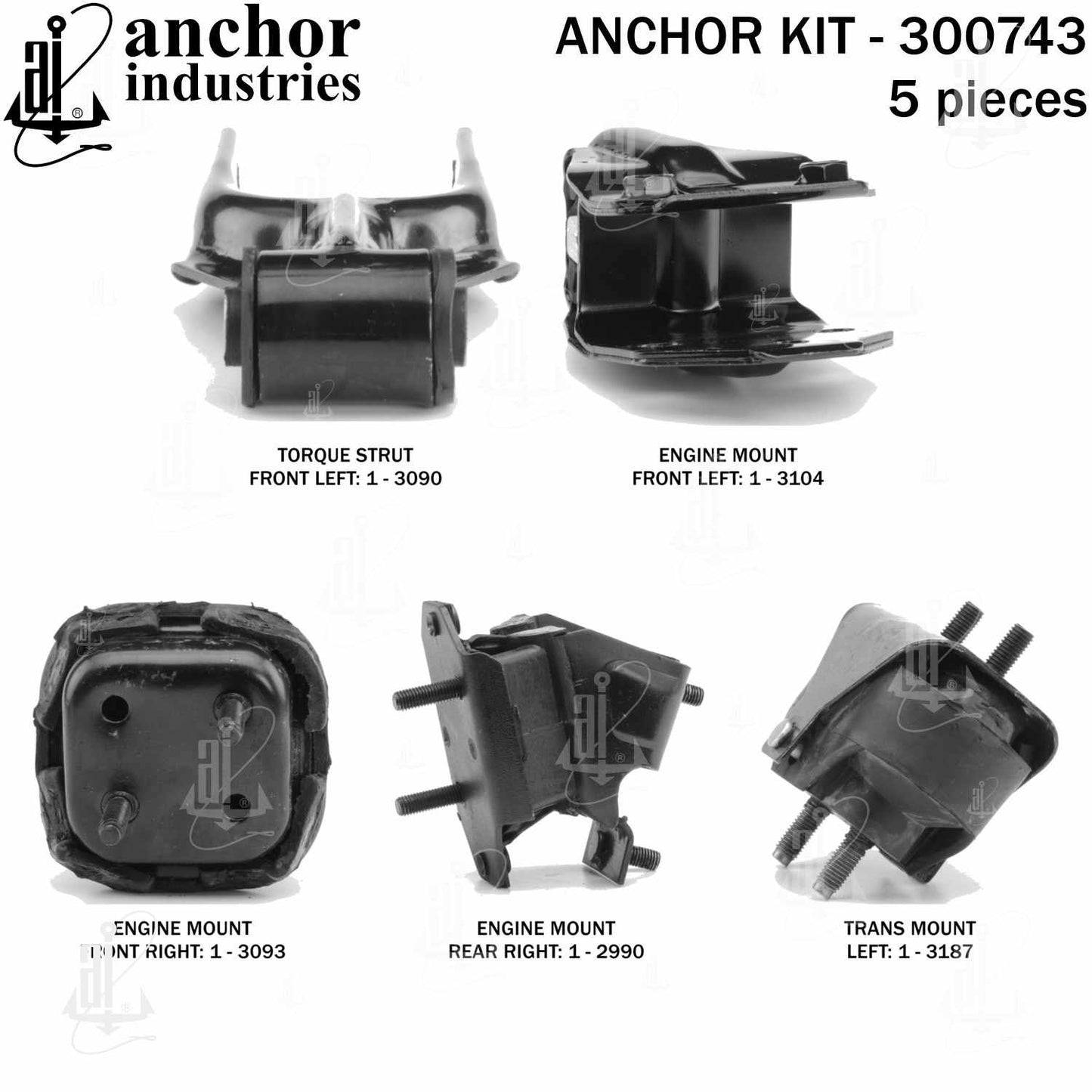 Anchor Engine Mount Kit 300743