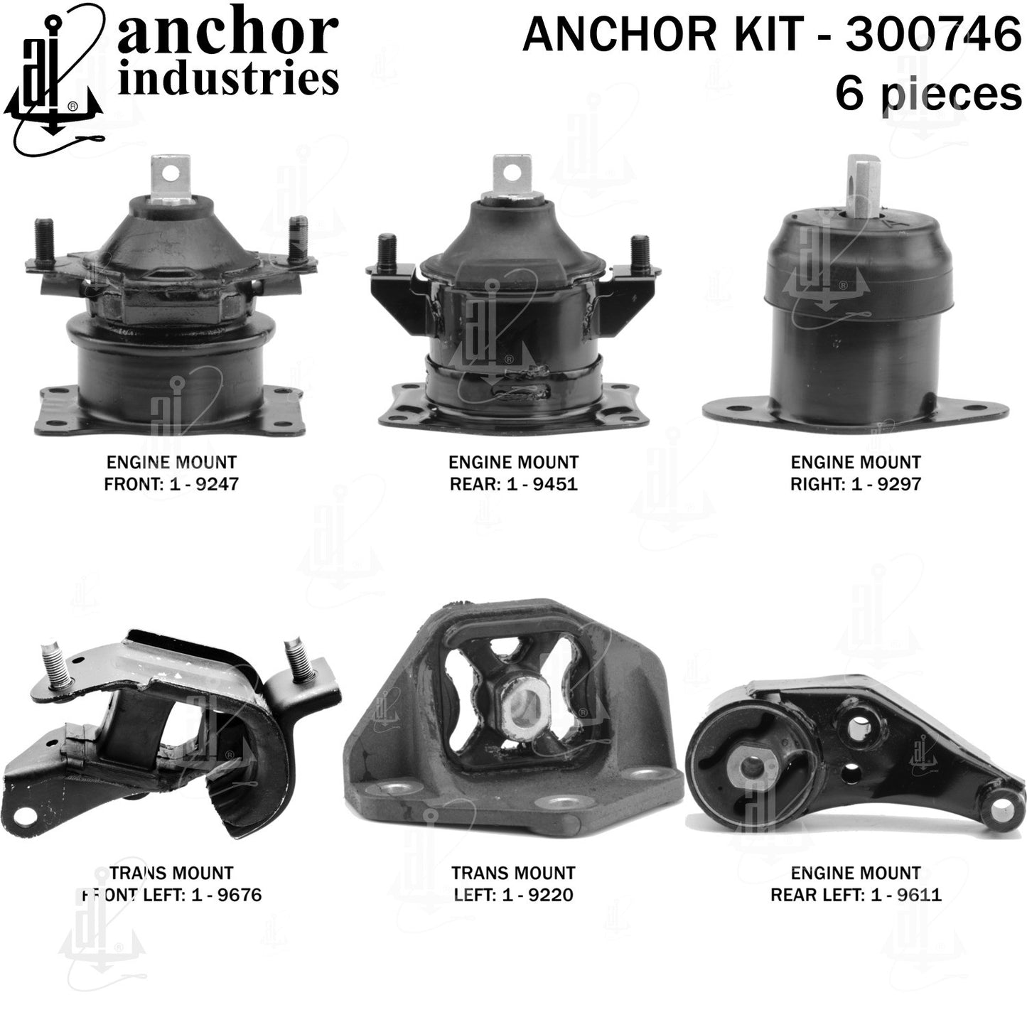 Anchor Mounts Engine Mount Kit 300746 main image