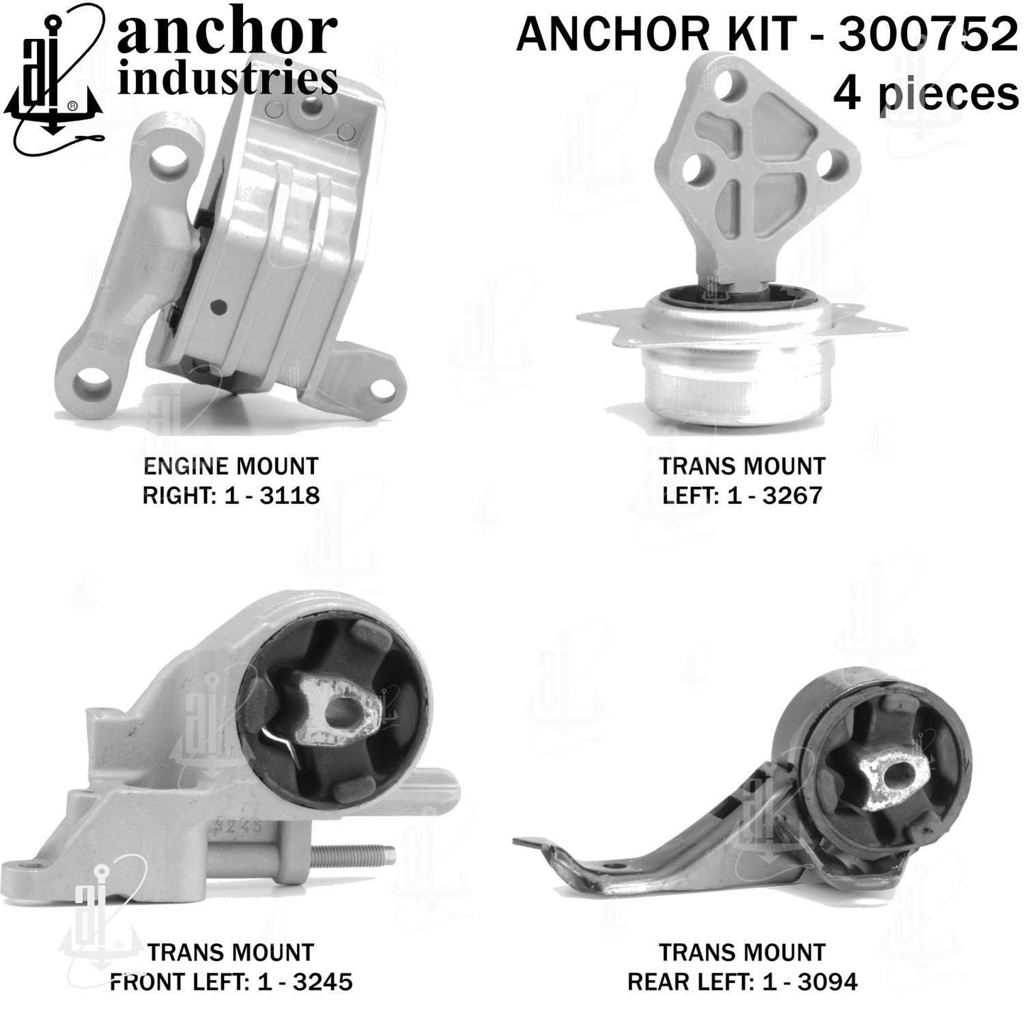 Anchor Engine Mount Kit 300752