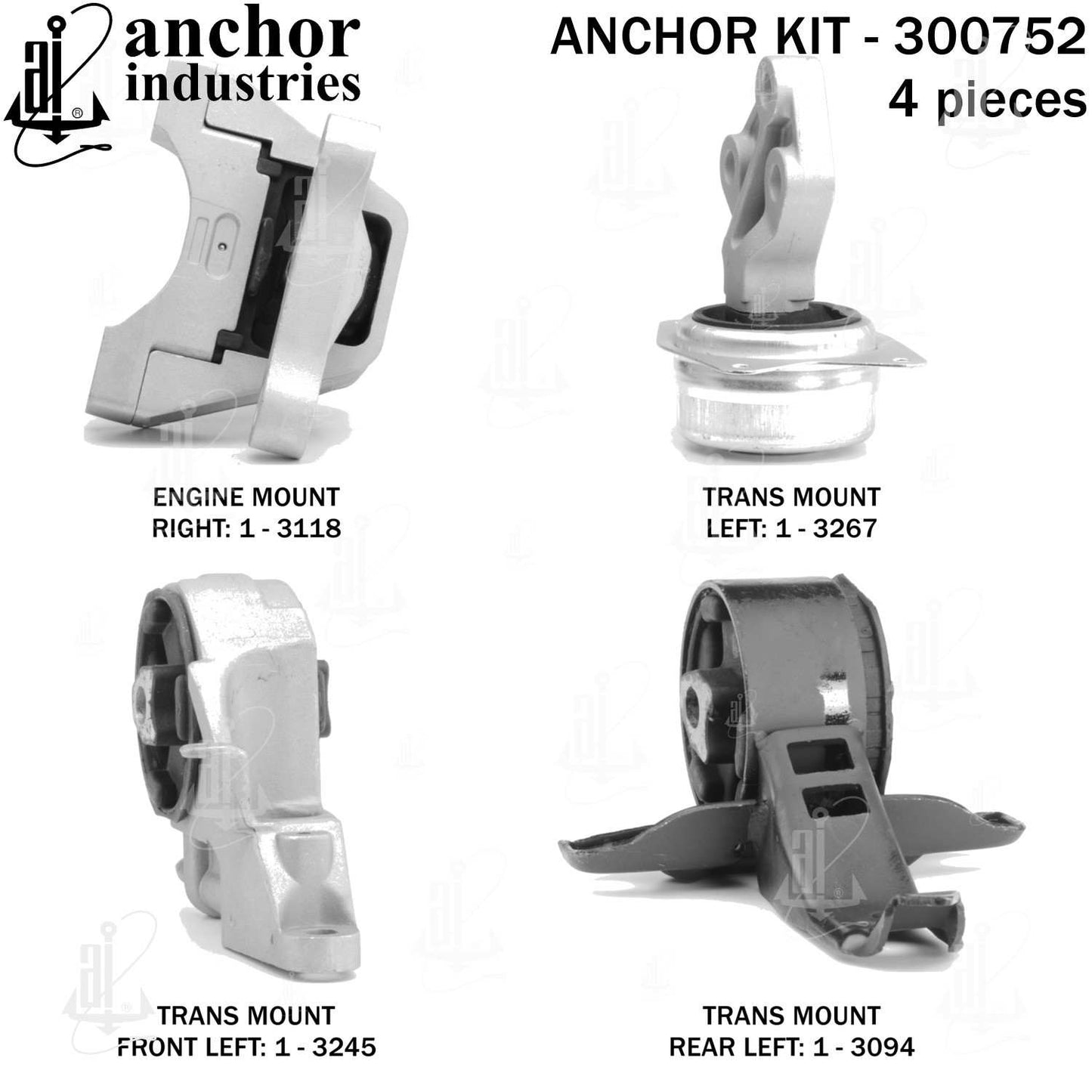 Anchor Engine Mount Kit 300752