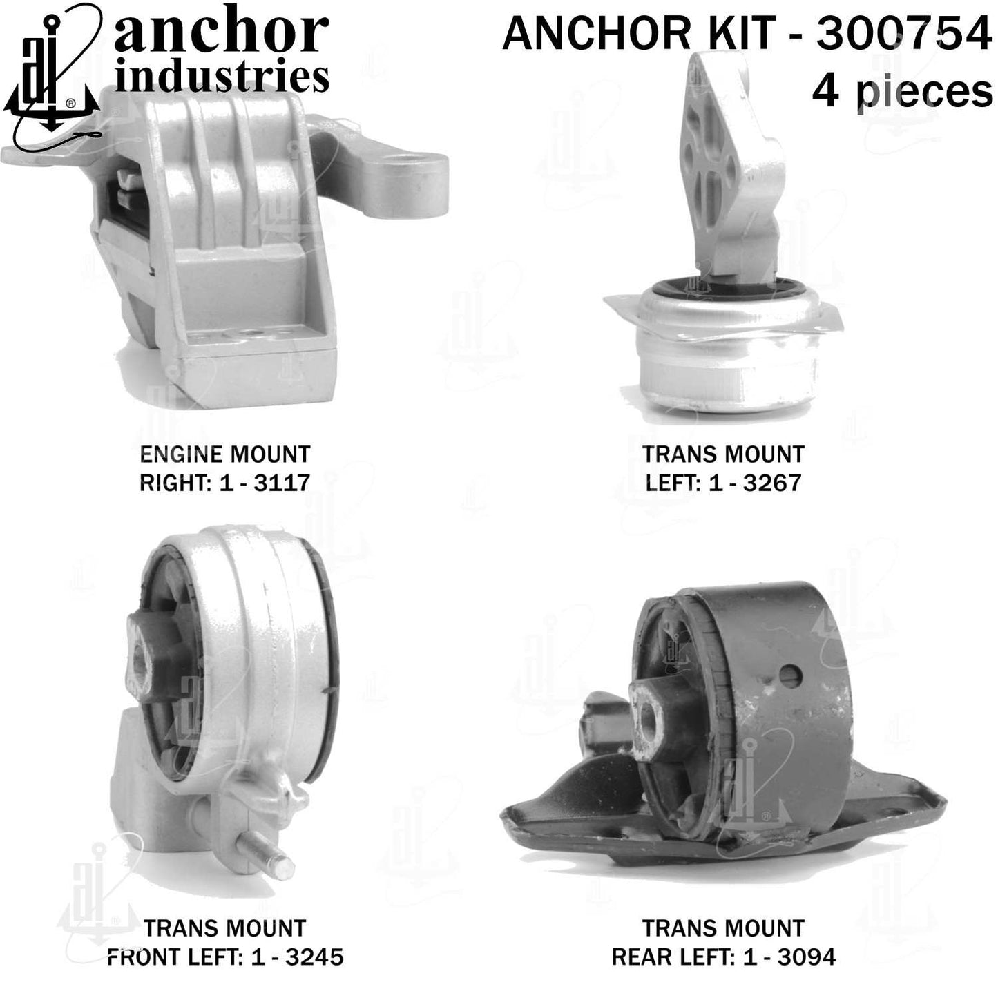 Anchor Engine Mount Kit 300754