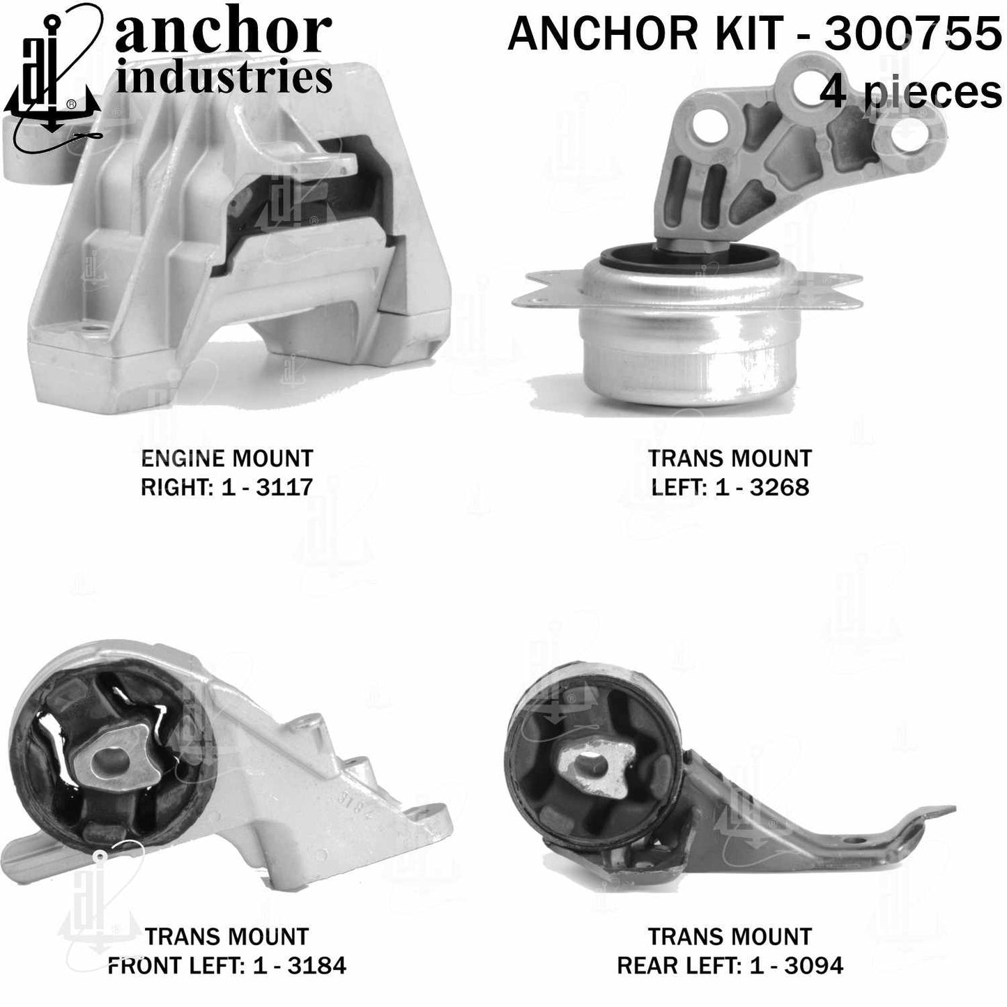 Anchor Engine Mount Kit 300755
