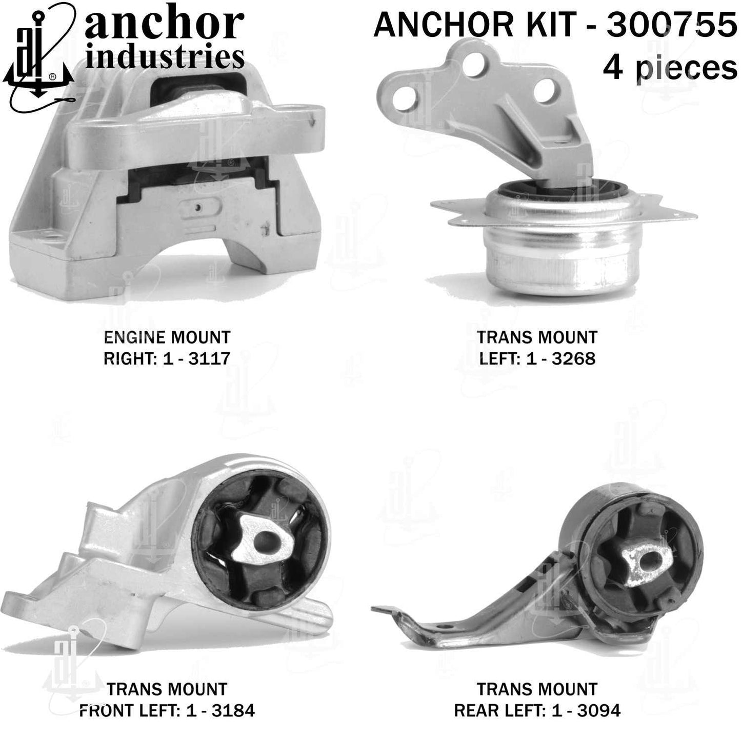 Anchor Engine Mount Kit 300755